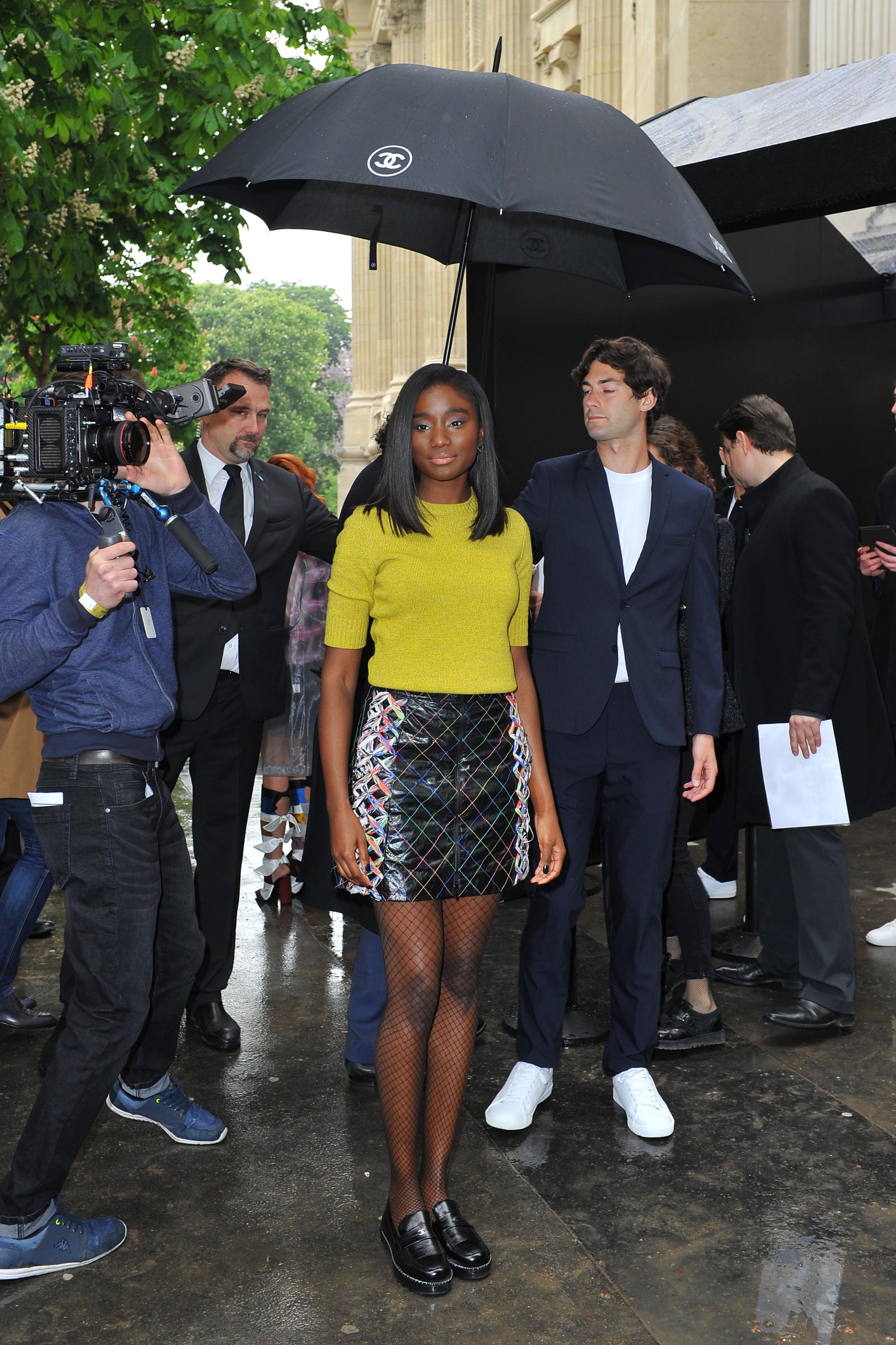 Karidja Toure attends Chanel Cruise Collection