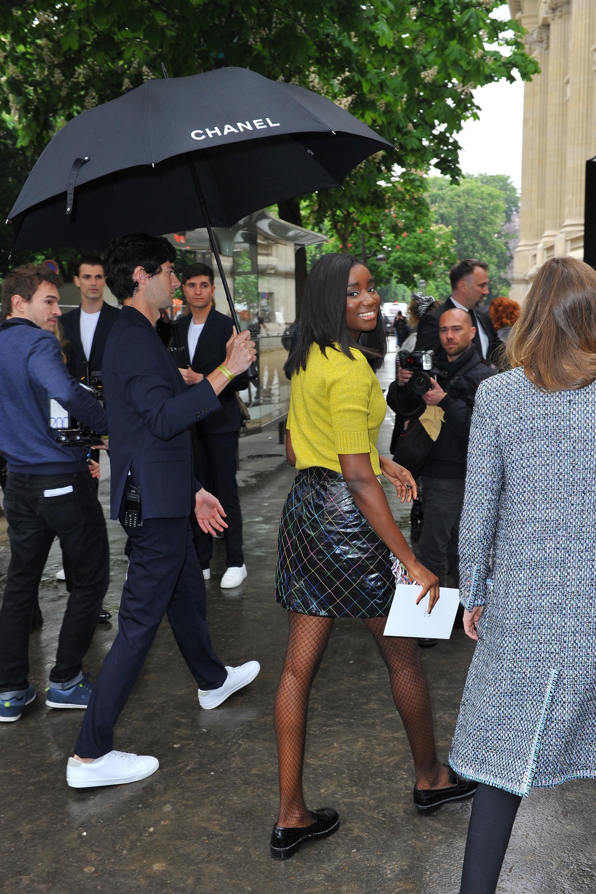 Karidja Toure attends Chanel Cruise Collection