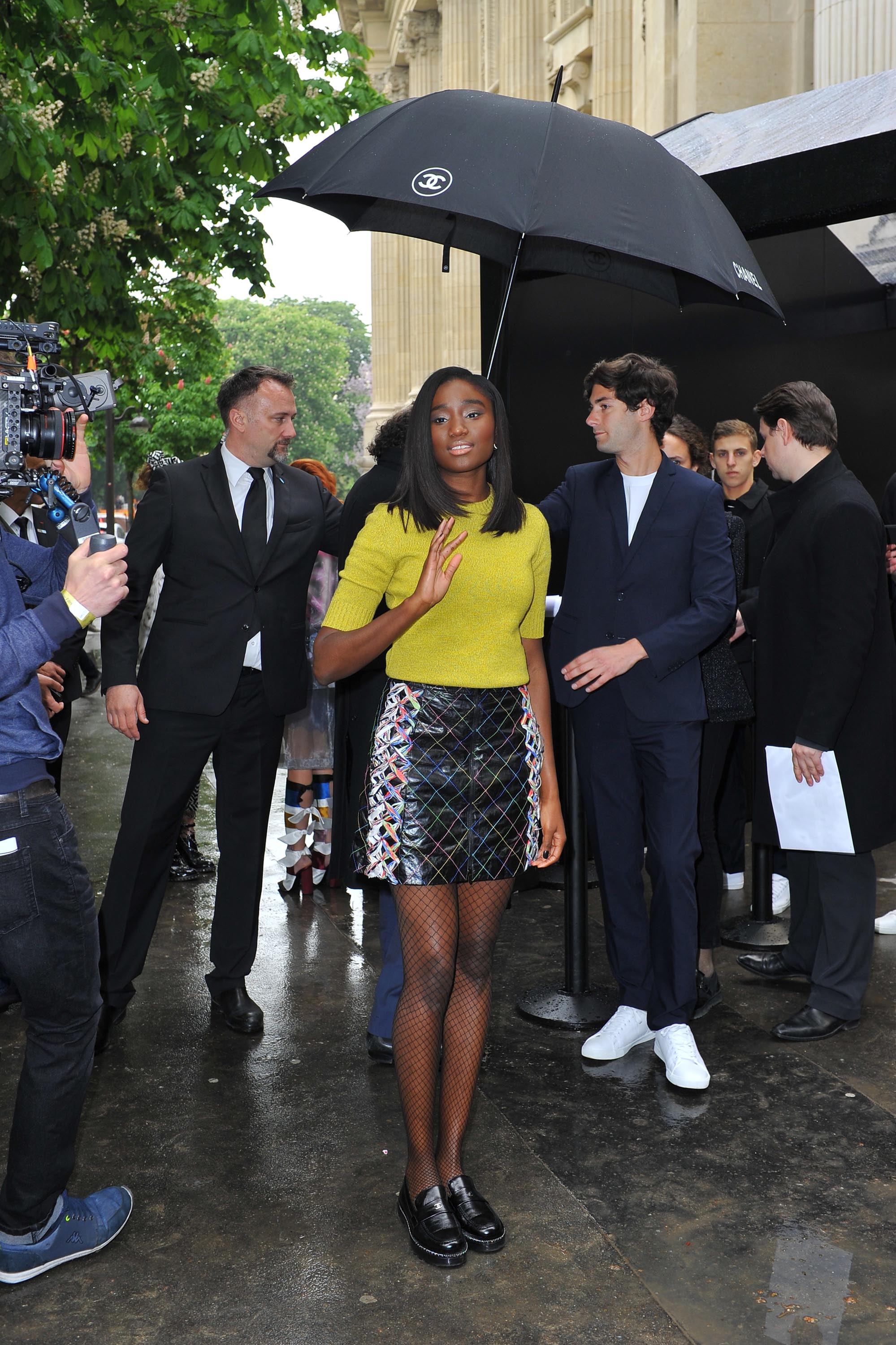 Karidja Toure attends Chanel Cruise Collection