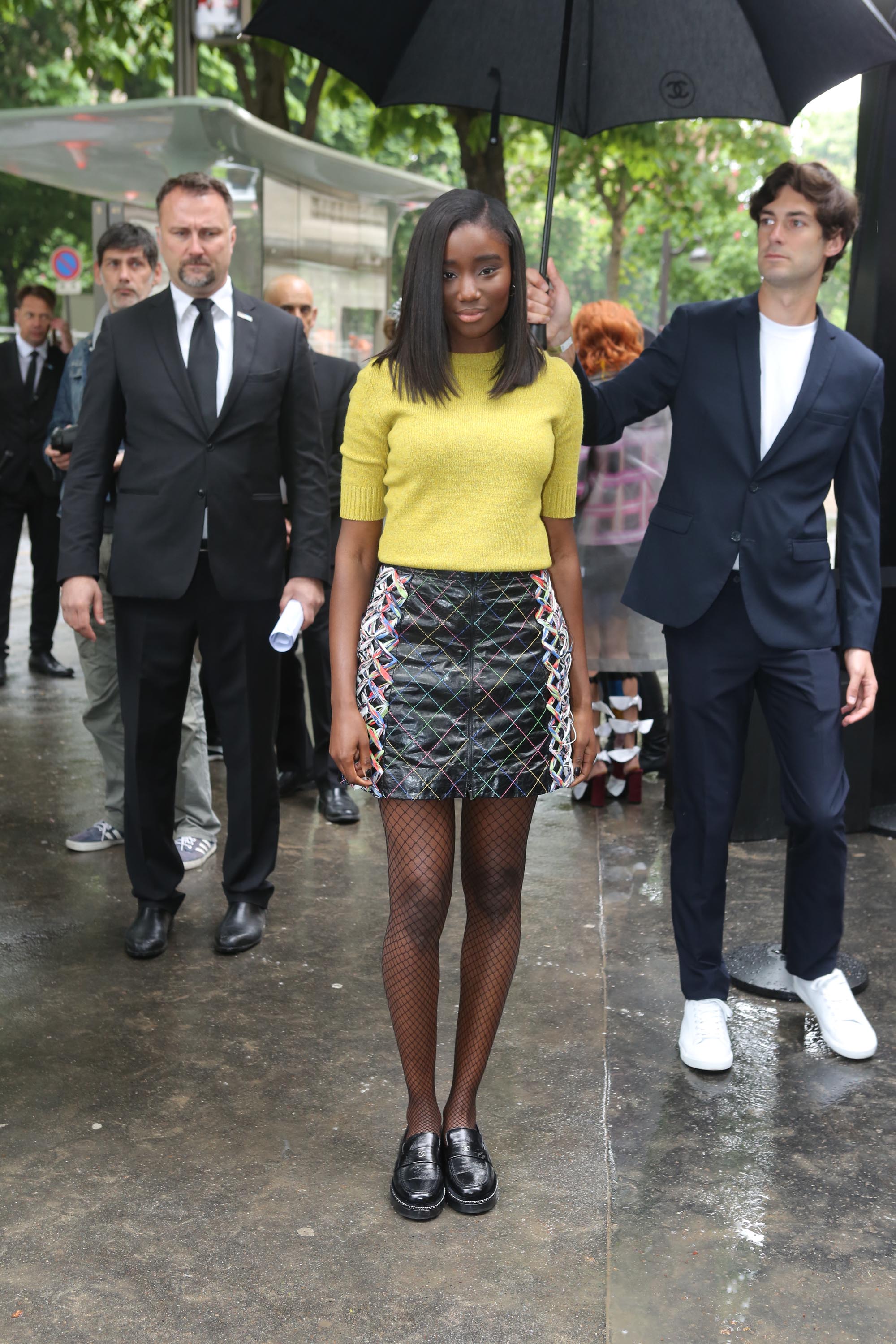 Karidja Toure attends Chanel Cruise Collection