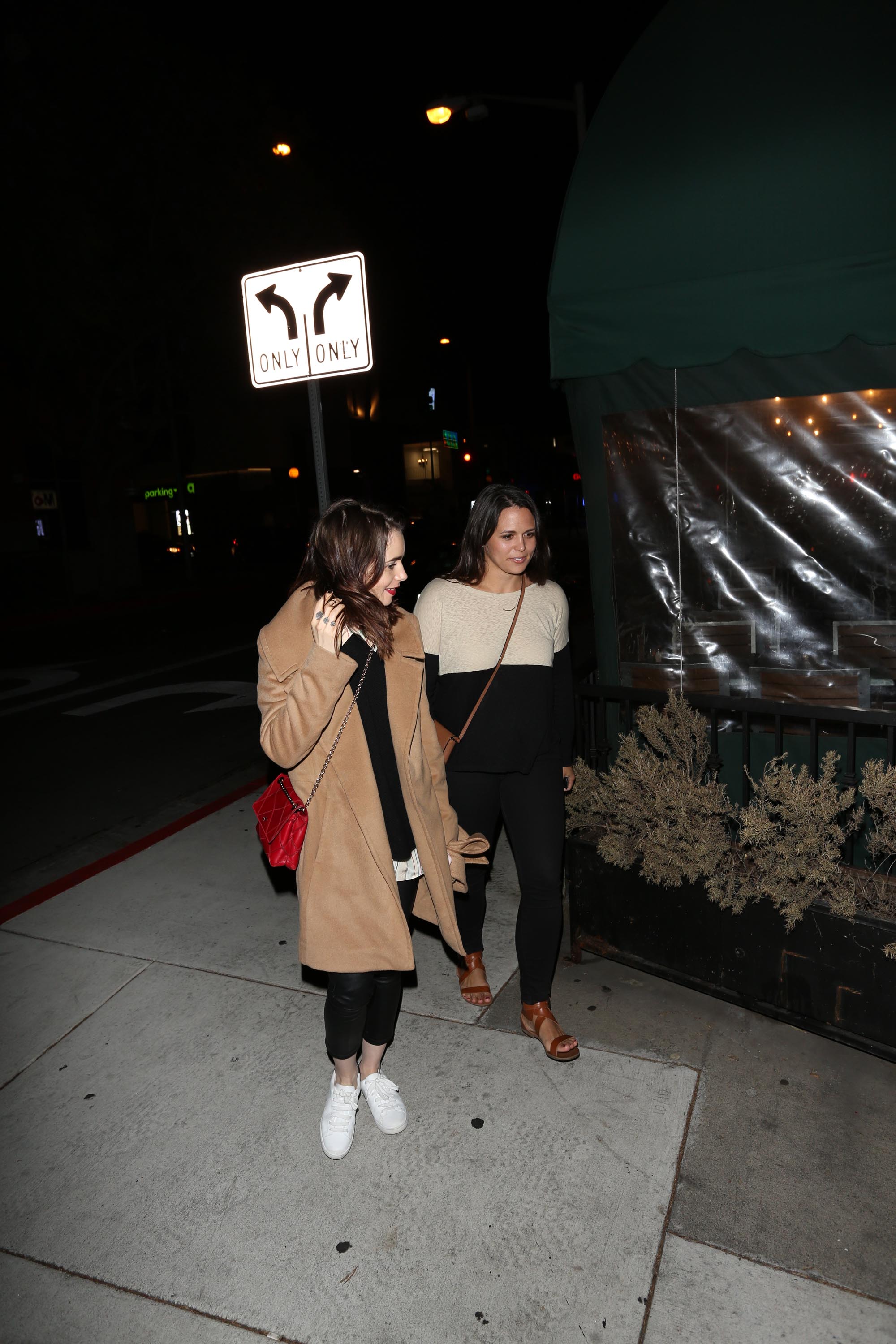 Lily Collins at Hugo’s in West Hollywood