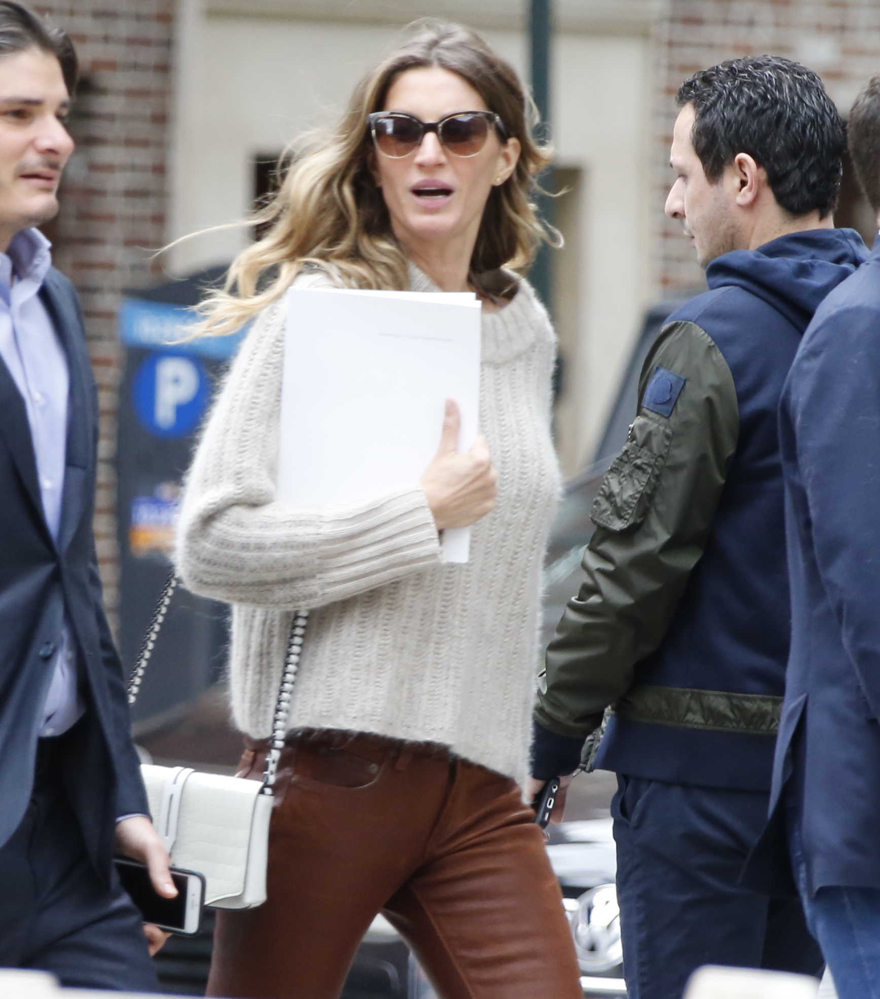 Gisele Bundchen out & about in NYC