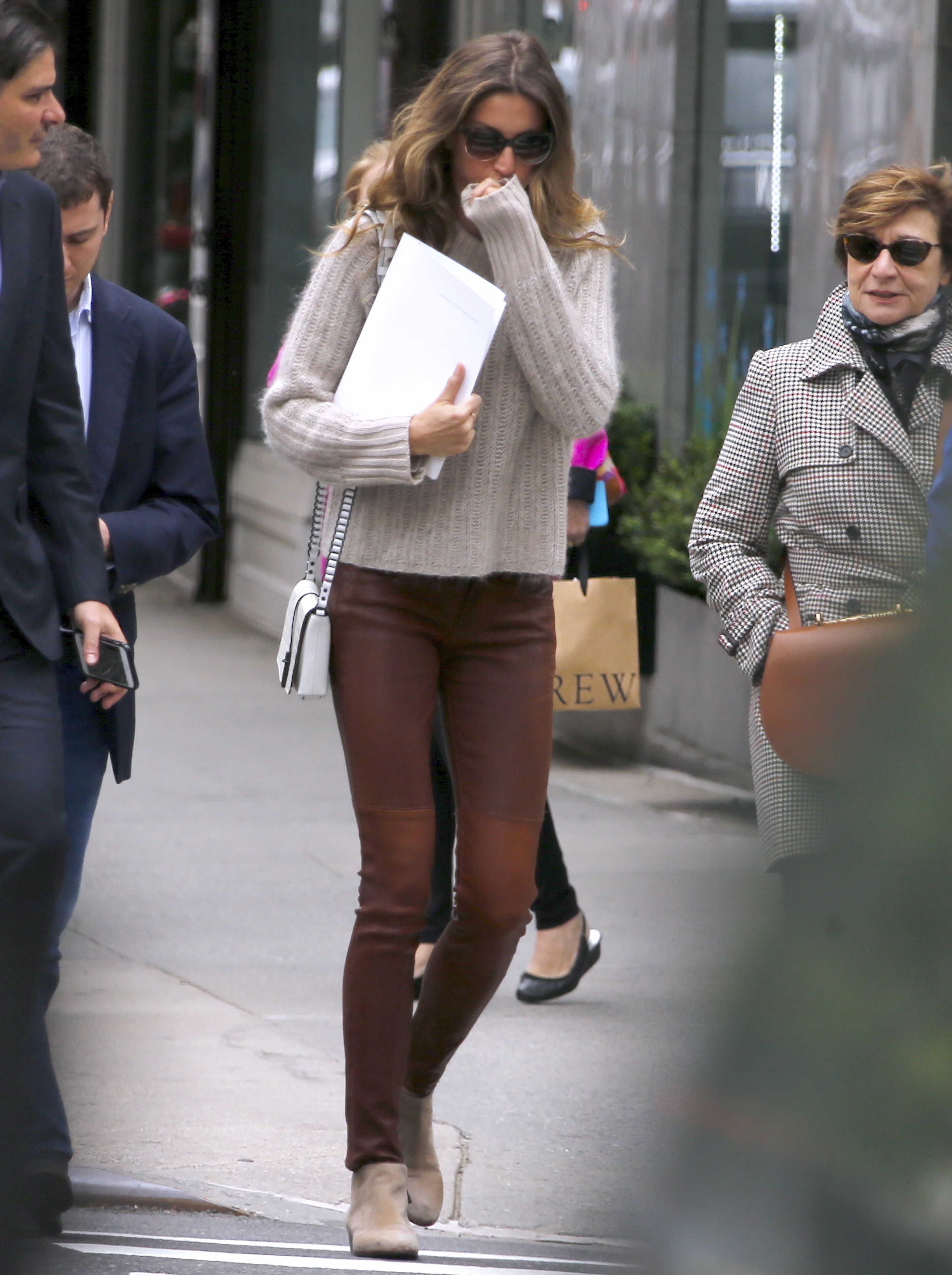 Gisele Bundchen out & about in NYC