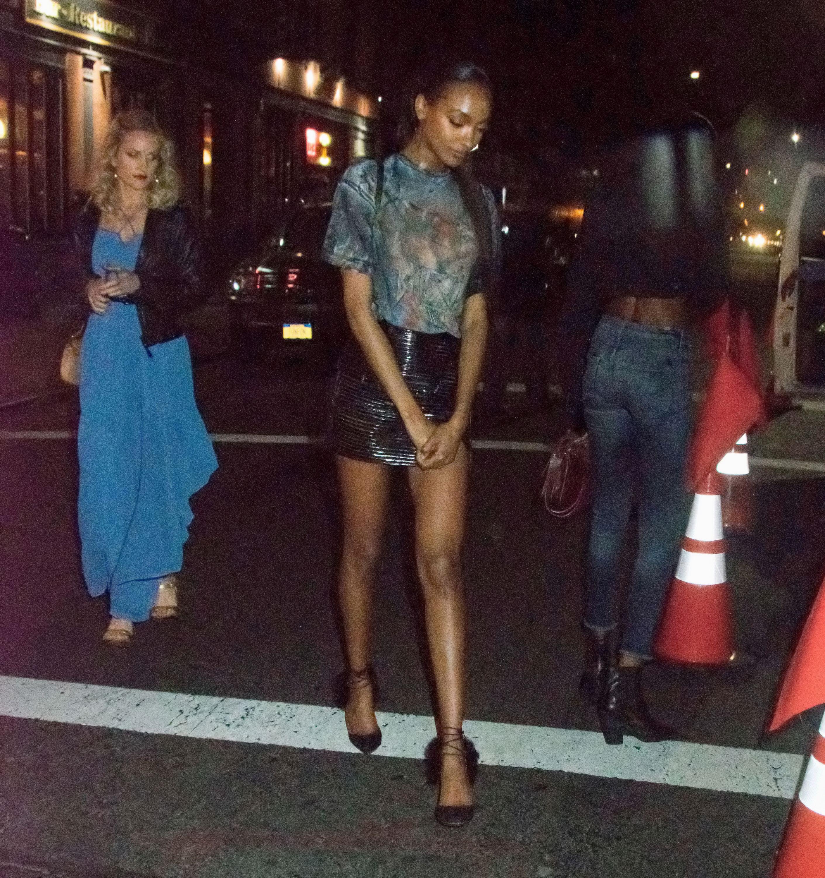 Jourdan Dunn at 1 OAK Night Club