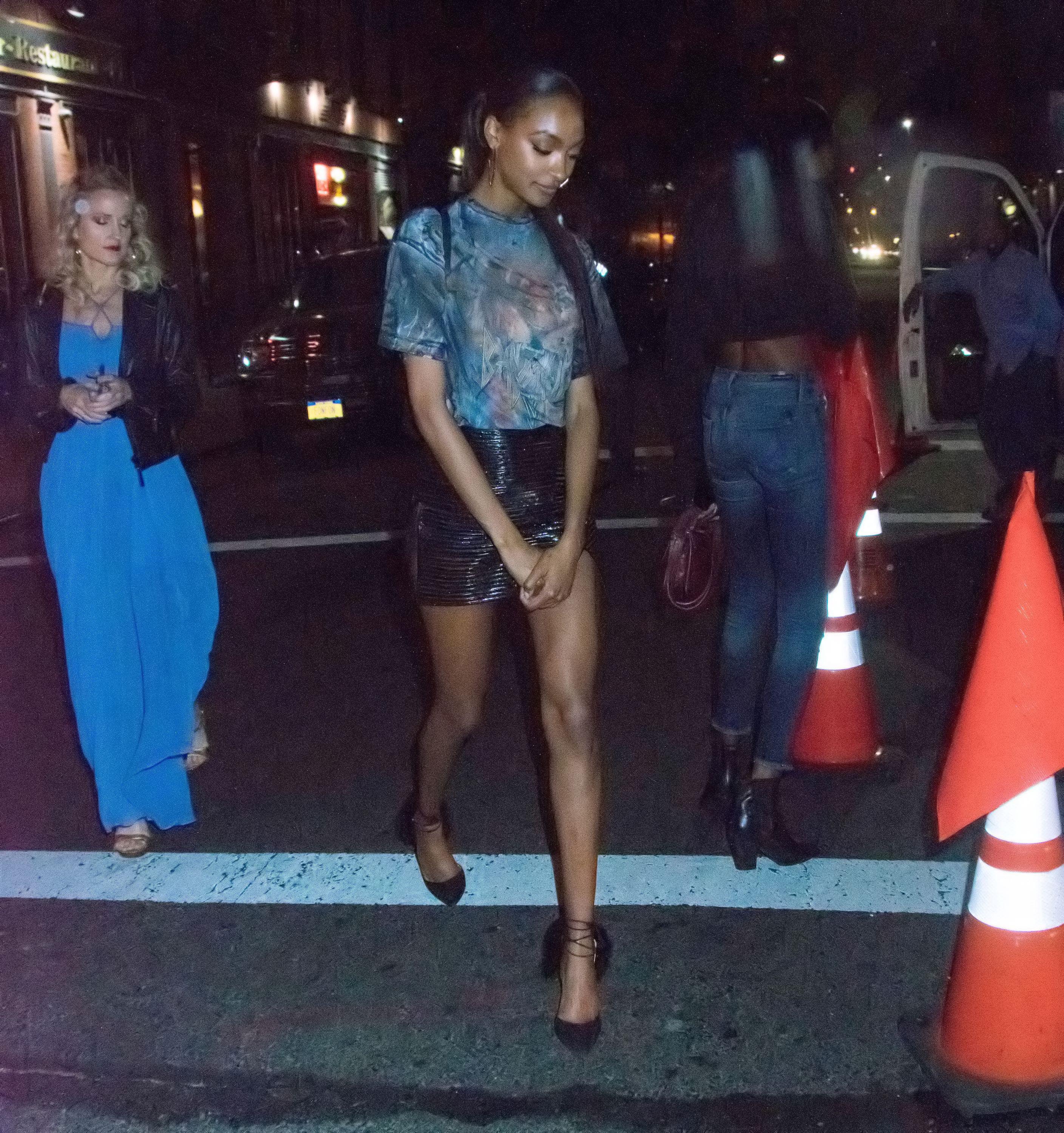 Jourdan Dunn at 1 OAK Night Club