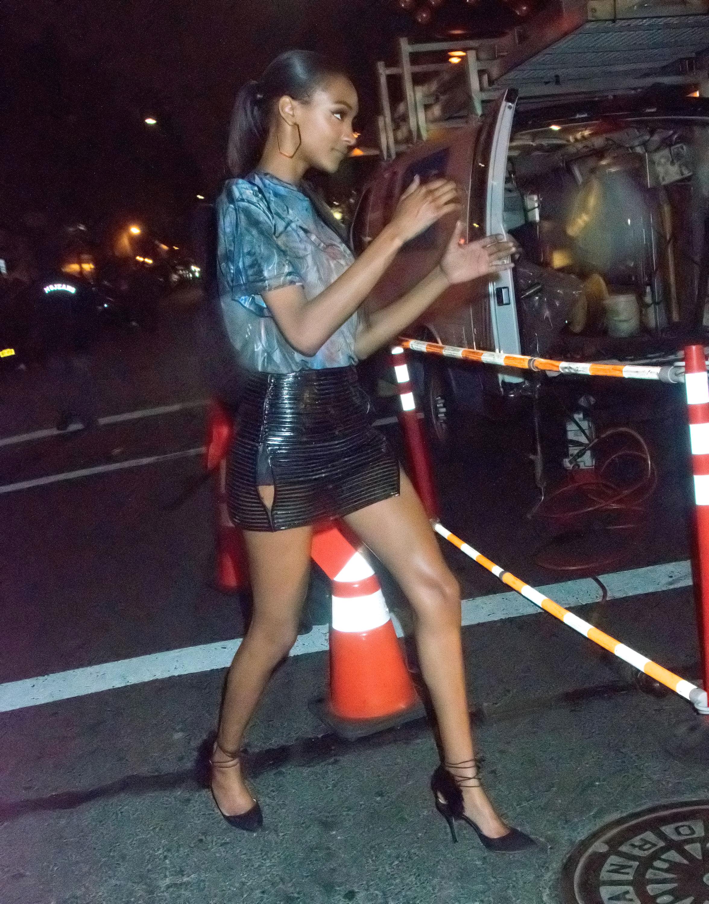 Jourdan Dunn at 1 OAK Night Club