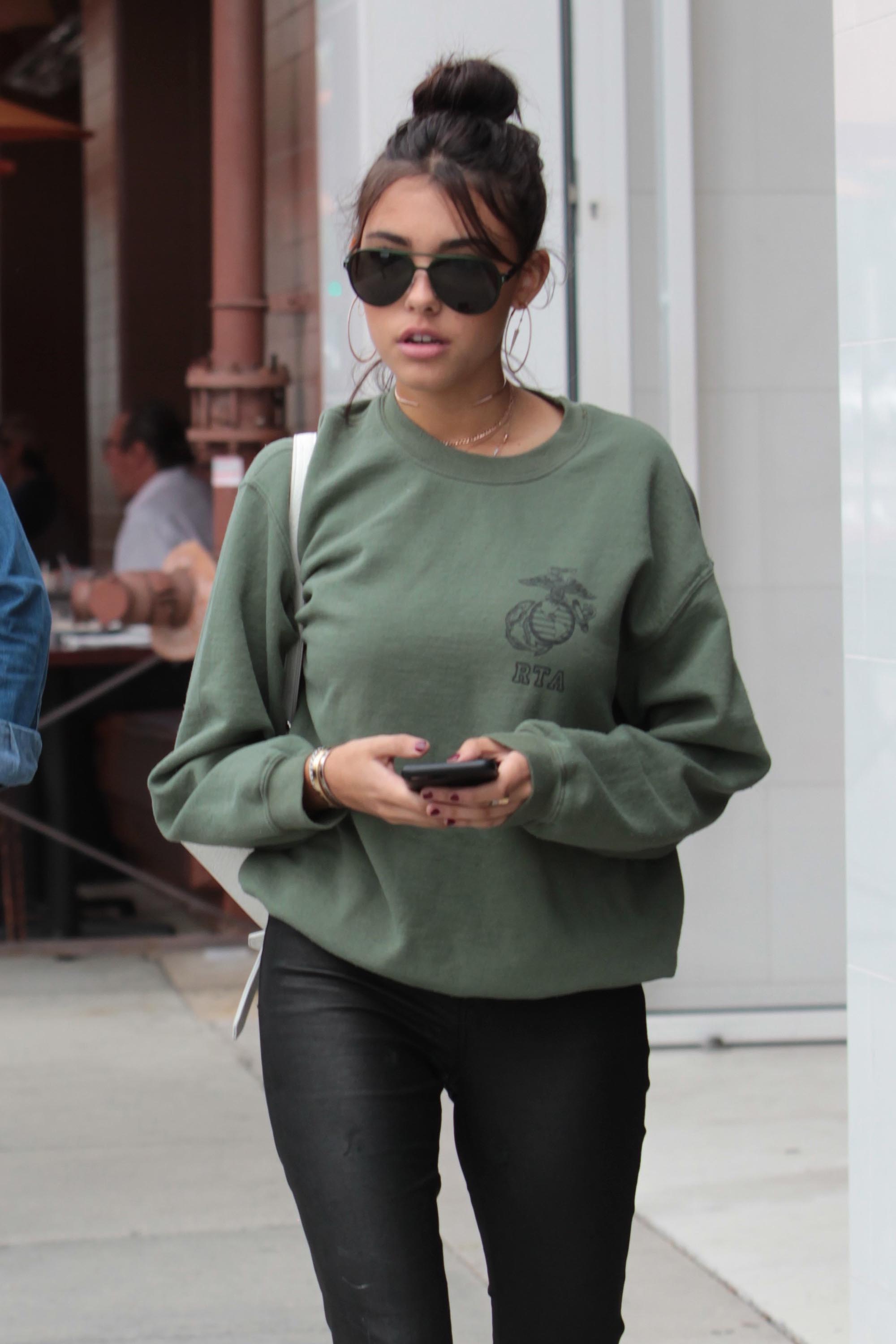 Madison Beer shopping in Beverly Hills