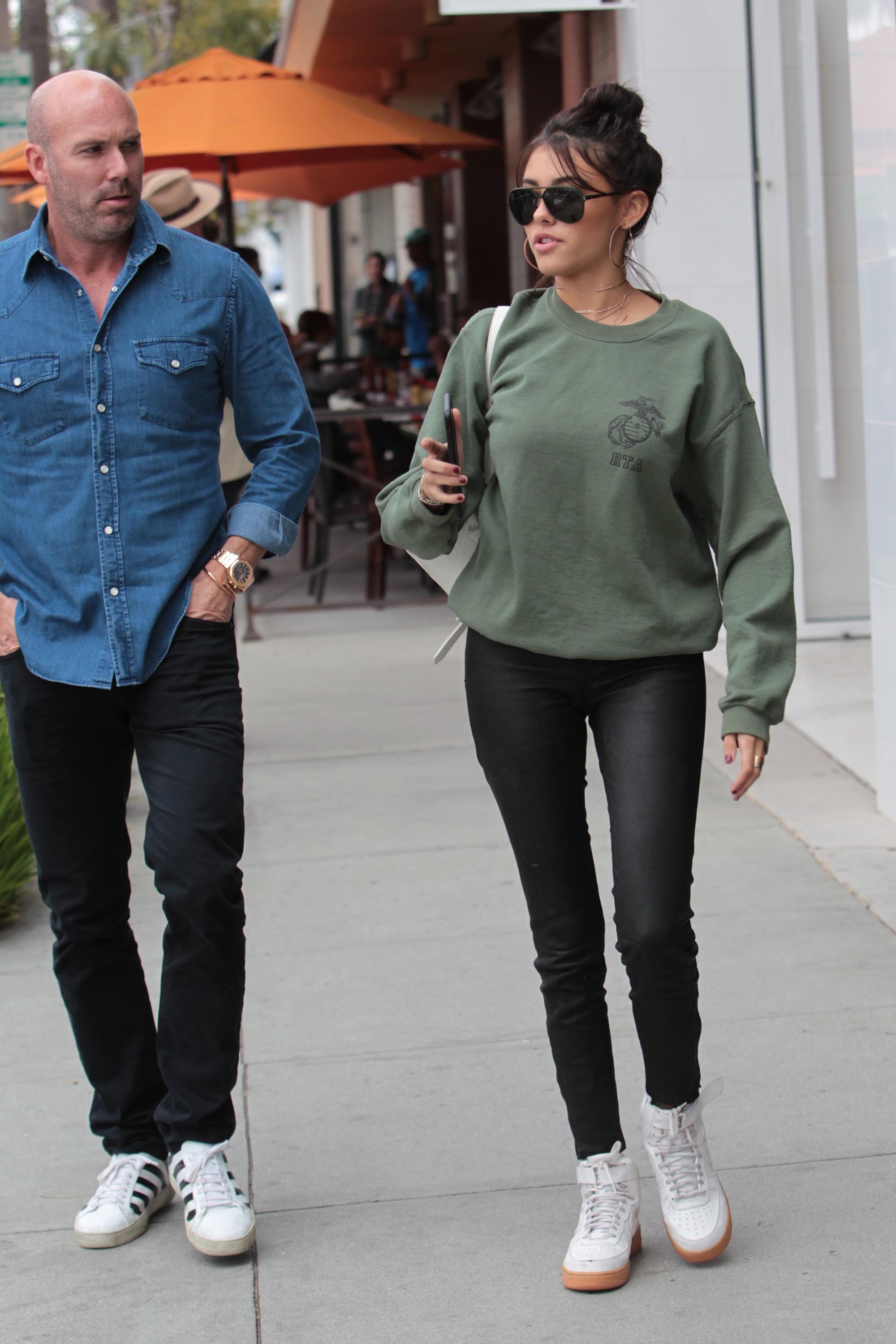 Madison Beer shopping in Beverly Hills