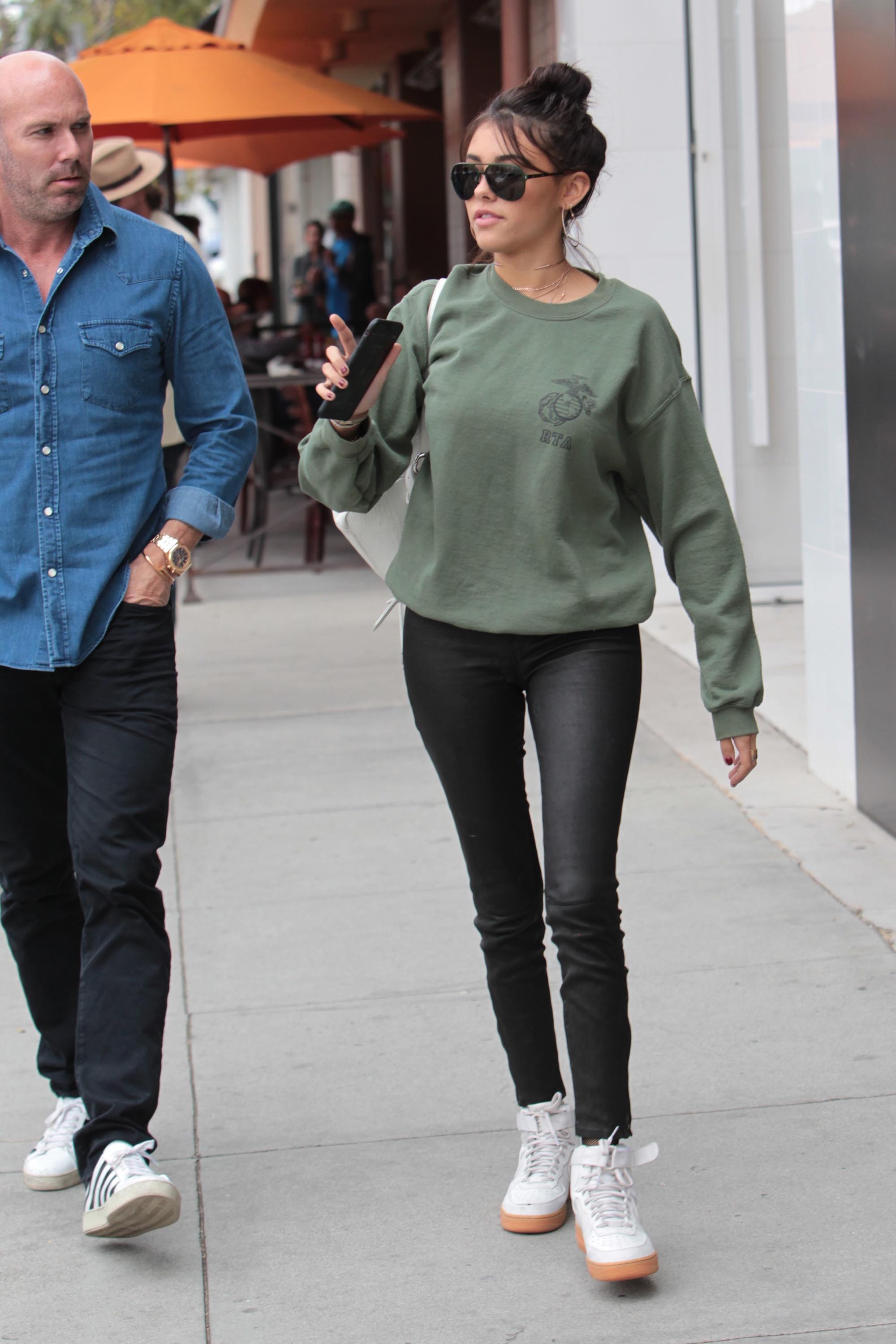 Madison Beer shopping in Beverly Hills