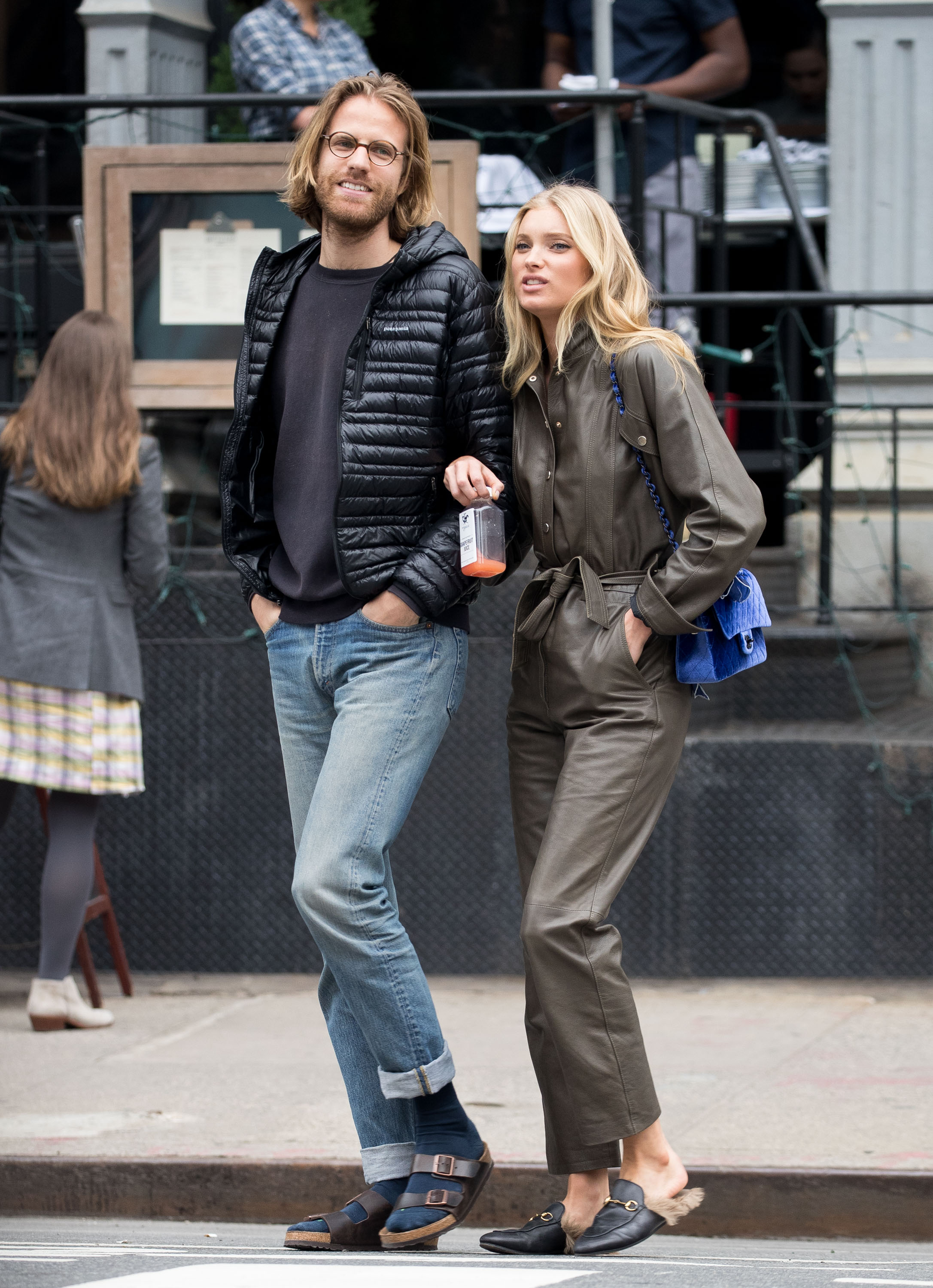 Elsa Hosk out in NYC