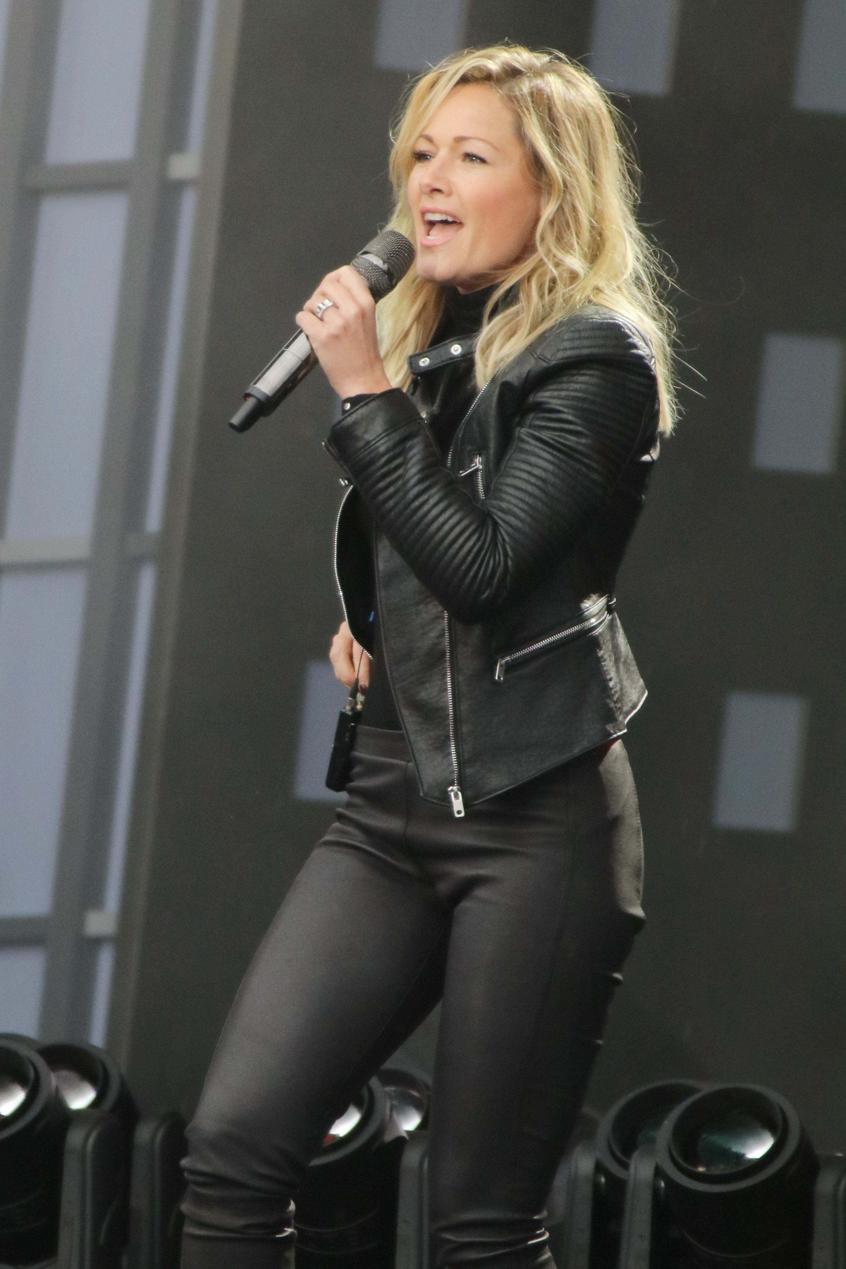 Helene Fischer attends Proben ESC Rahmenprogramm