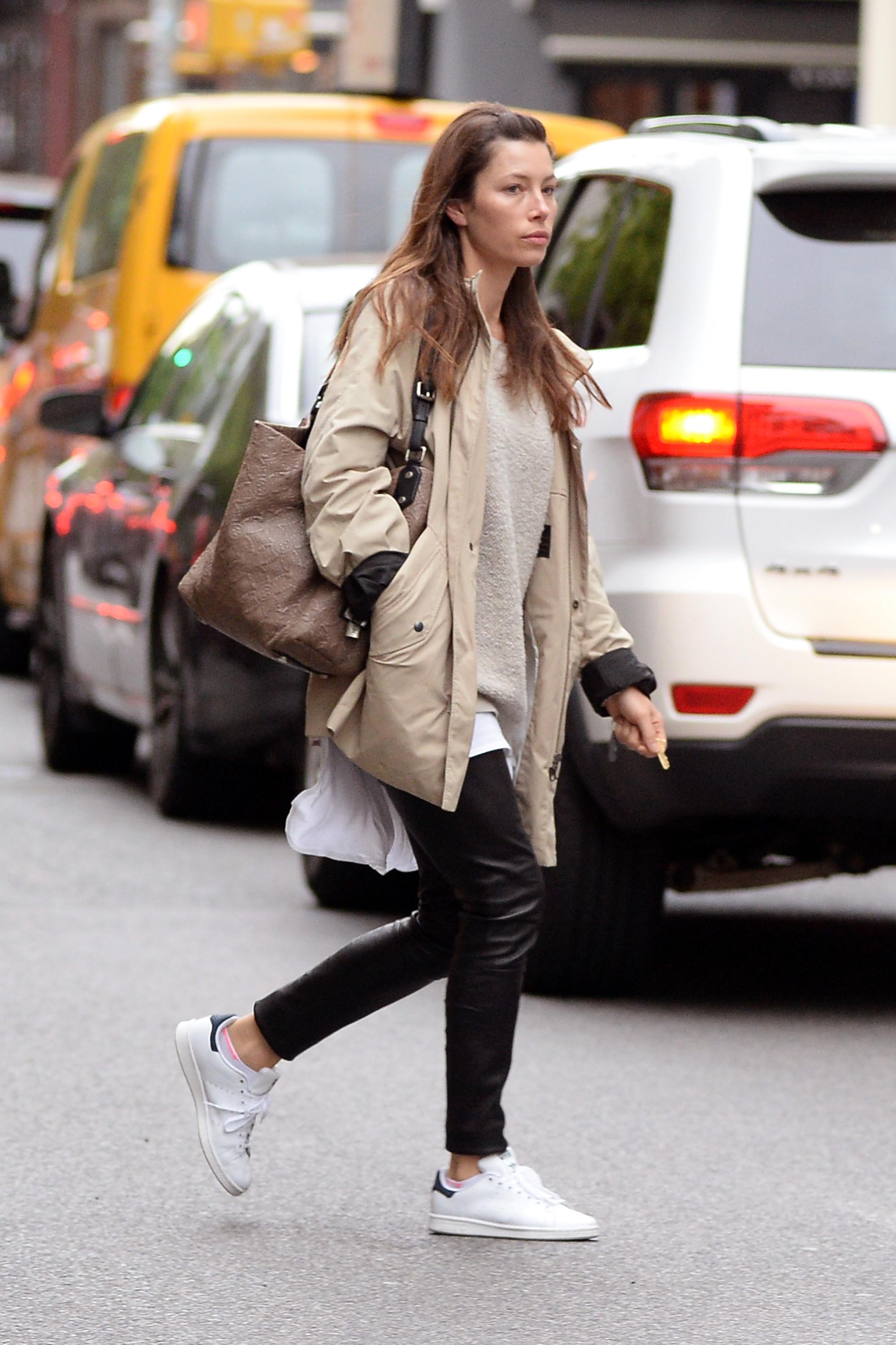 Jessica Biel out in Soho