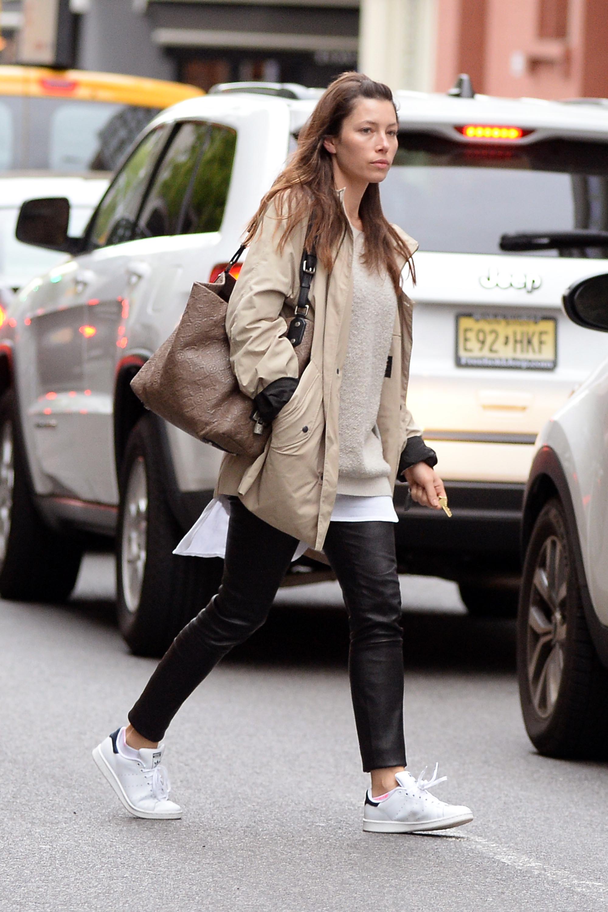 Jessica Biel out in Soho