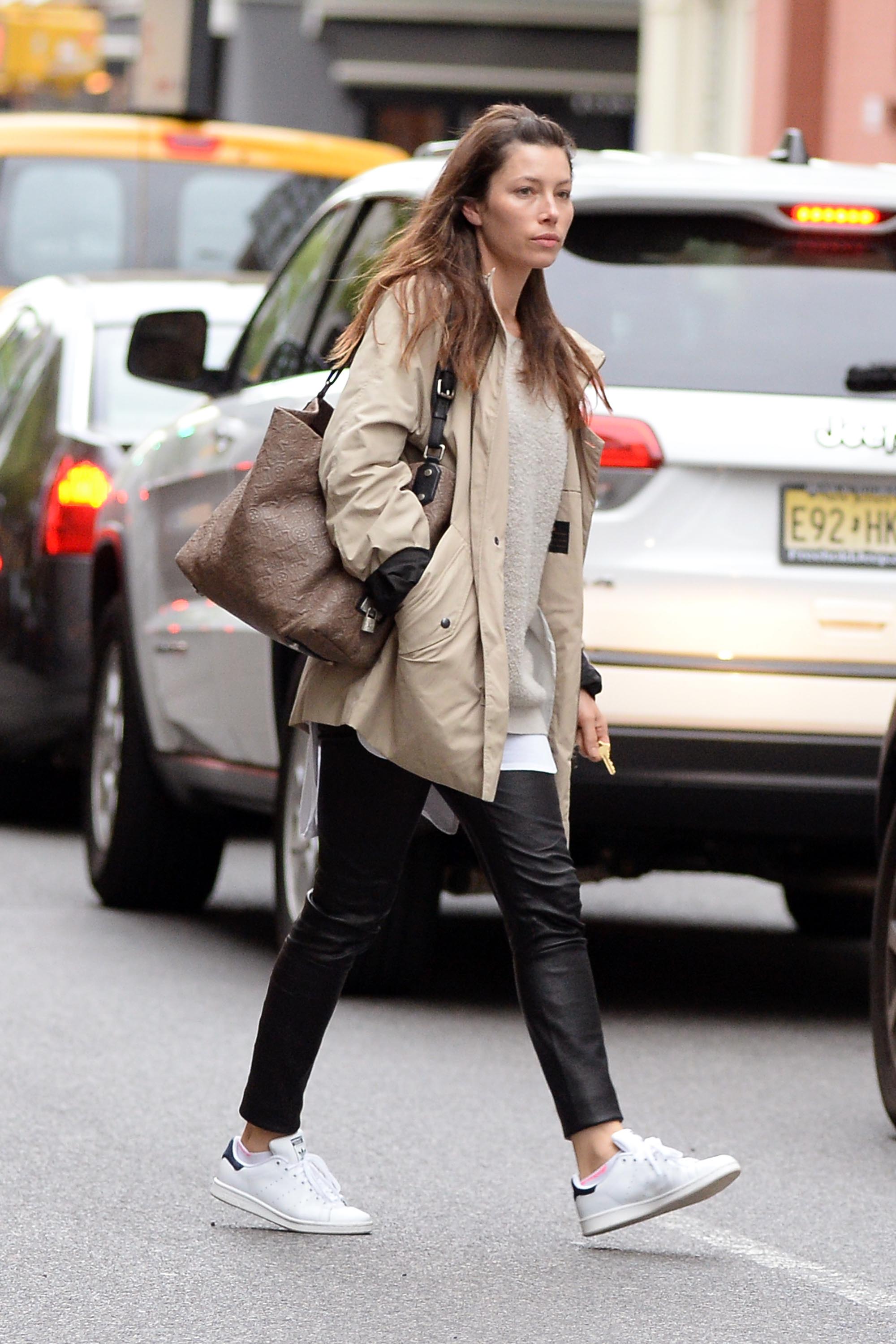 Jessica Biel out in Soho