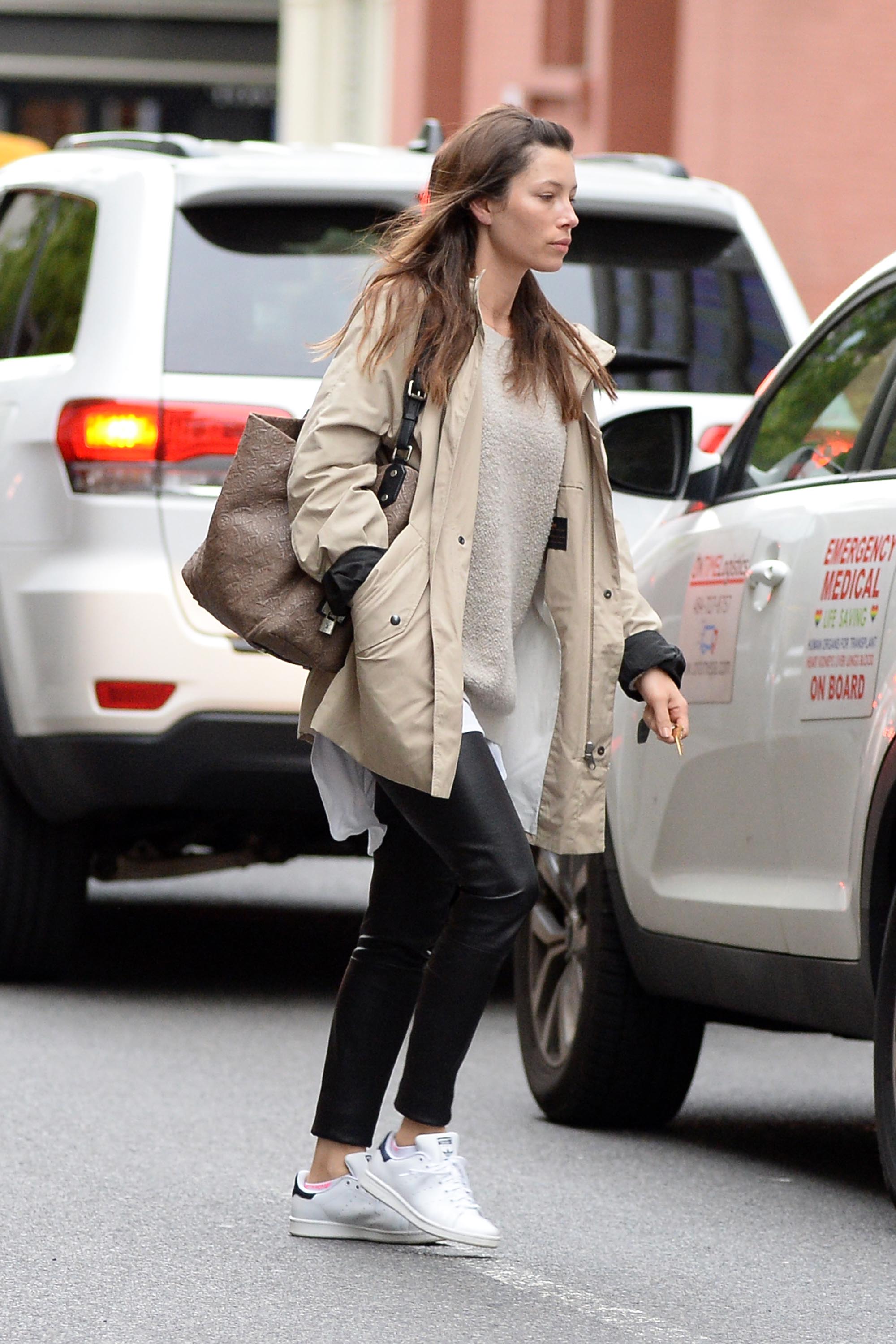 Jessica Biel out in Soho