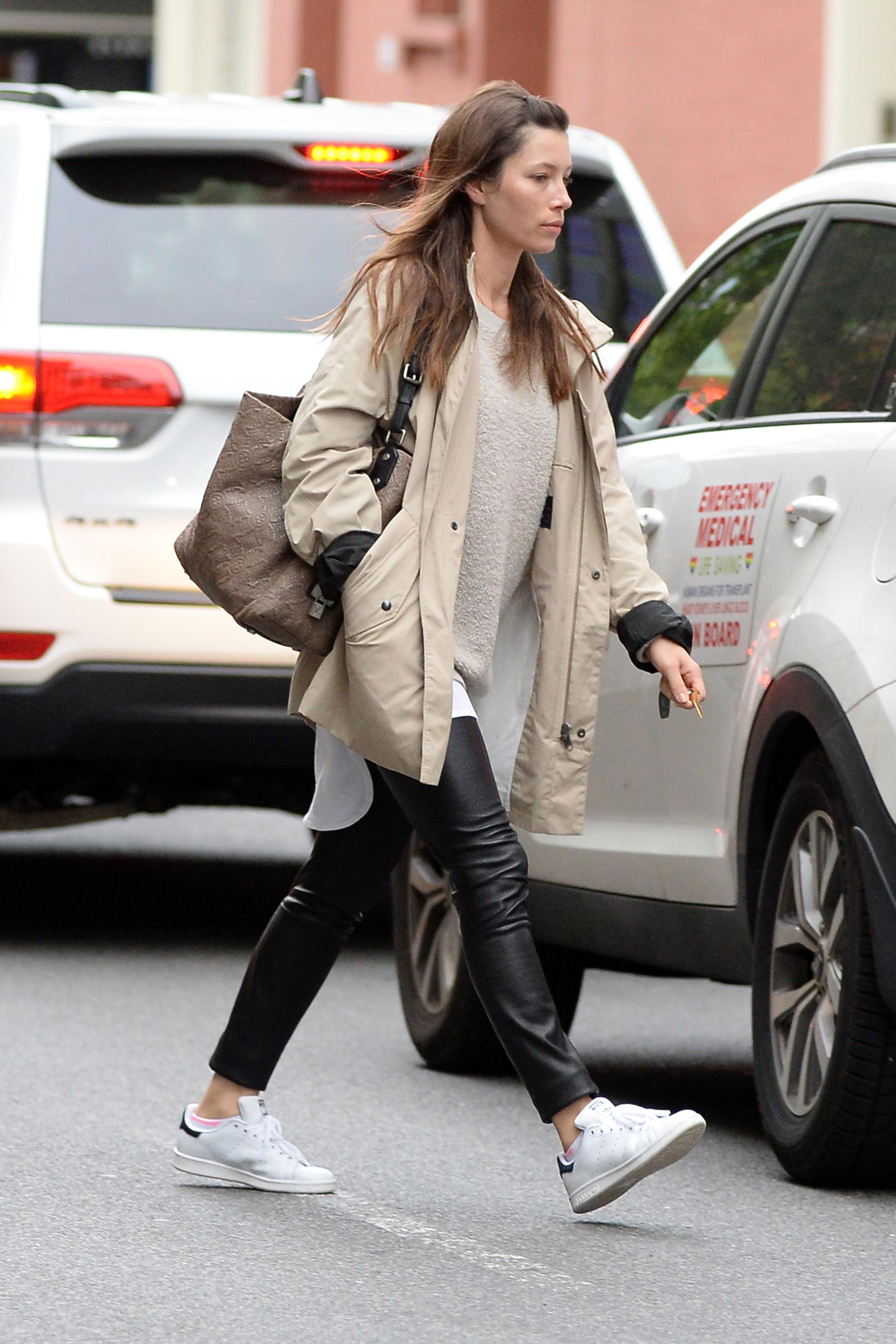 Jessica Biel out in Soho