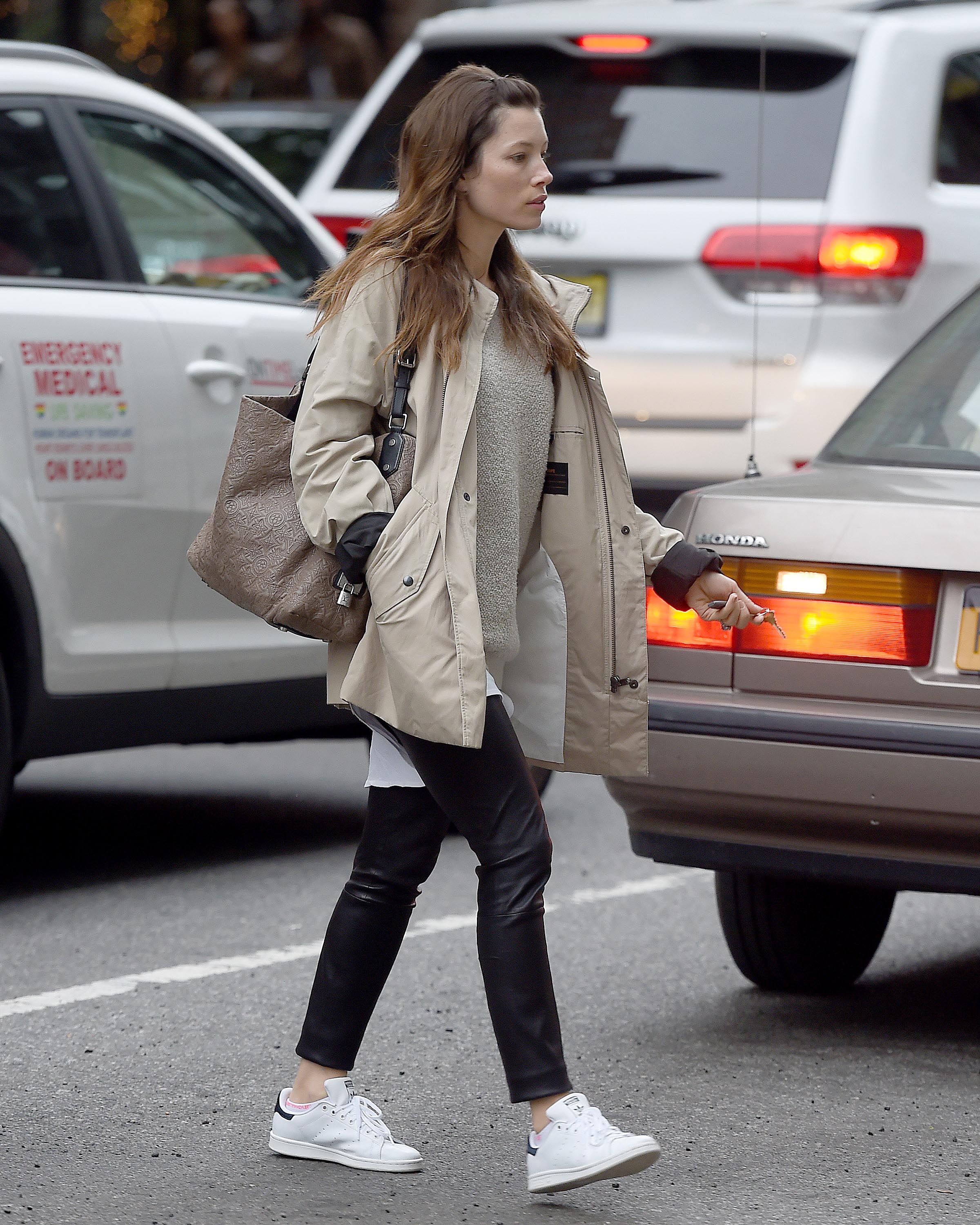 Jessica Biel out in Soho