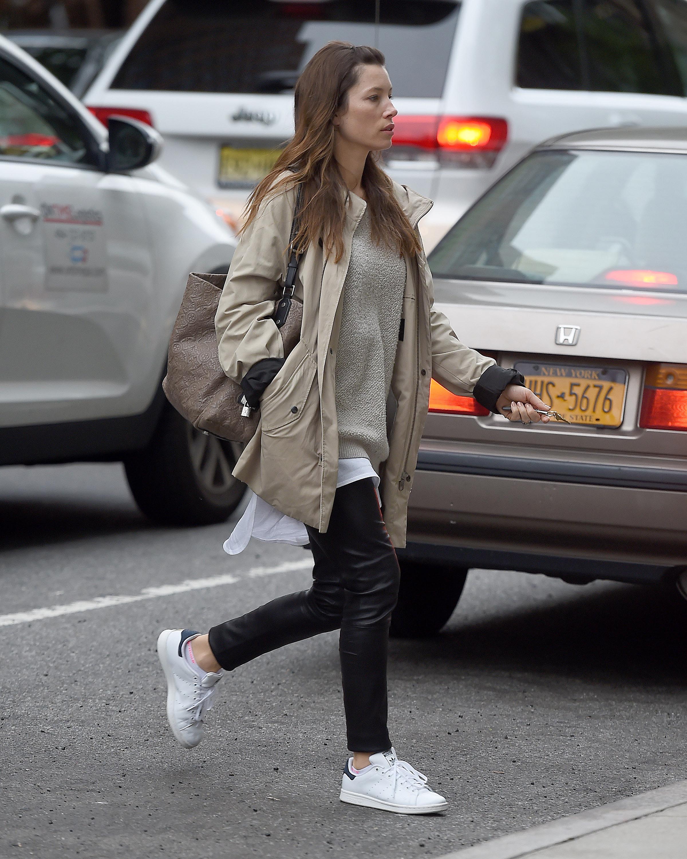 Jessica Biel out in Soho