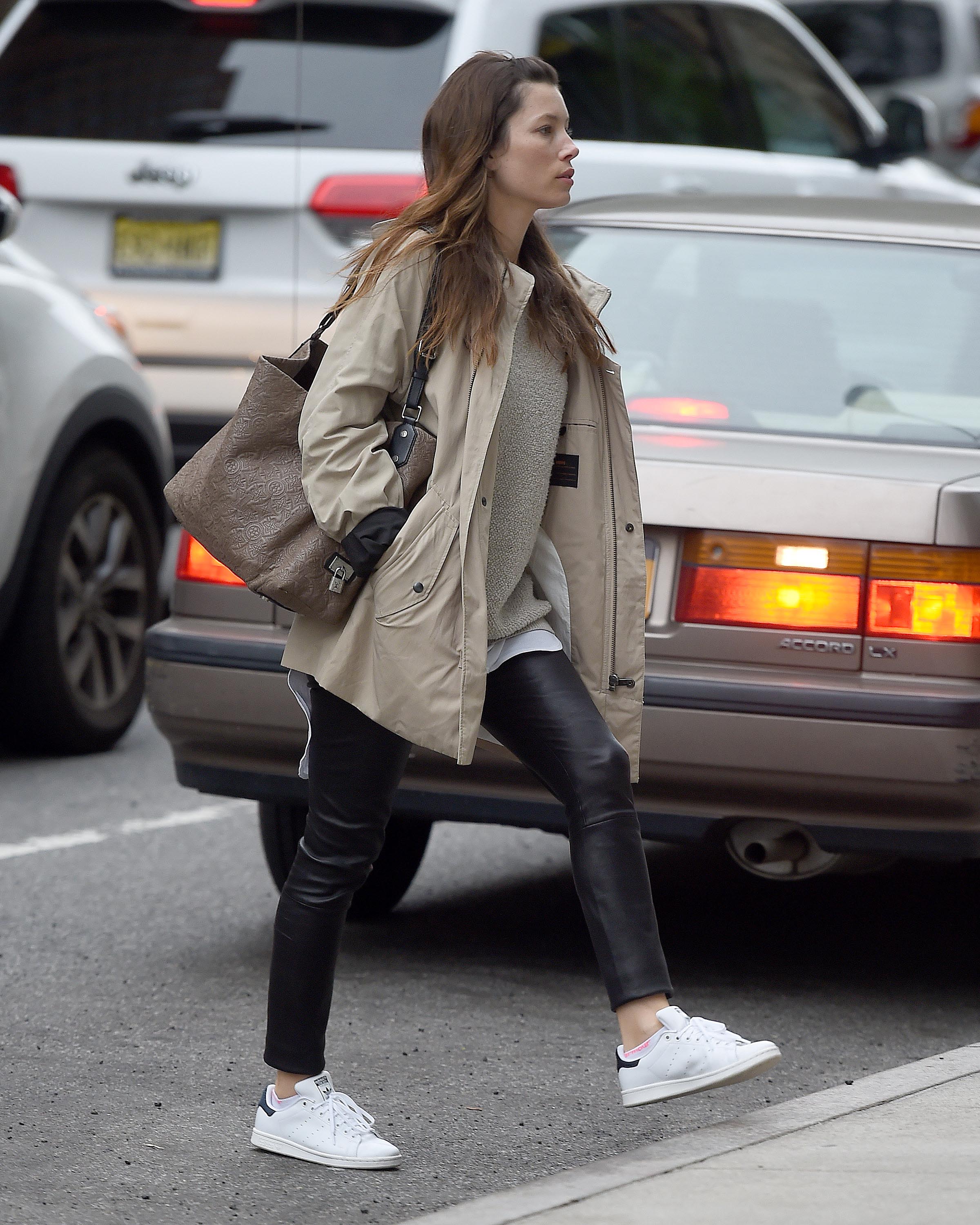 Jessica Biel out in Soho