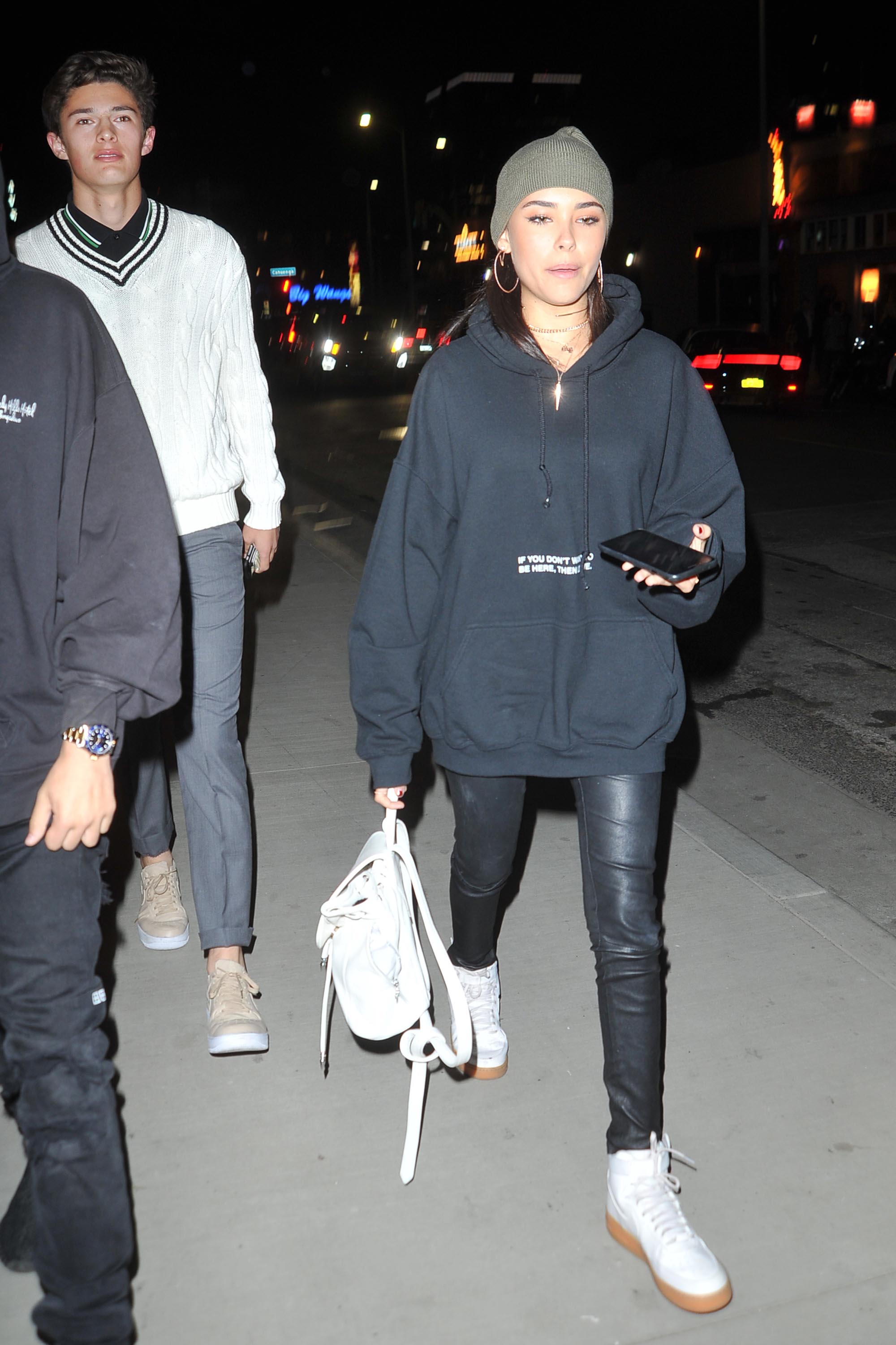 Madison Beer arrives at Tao nightclub