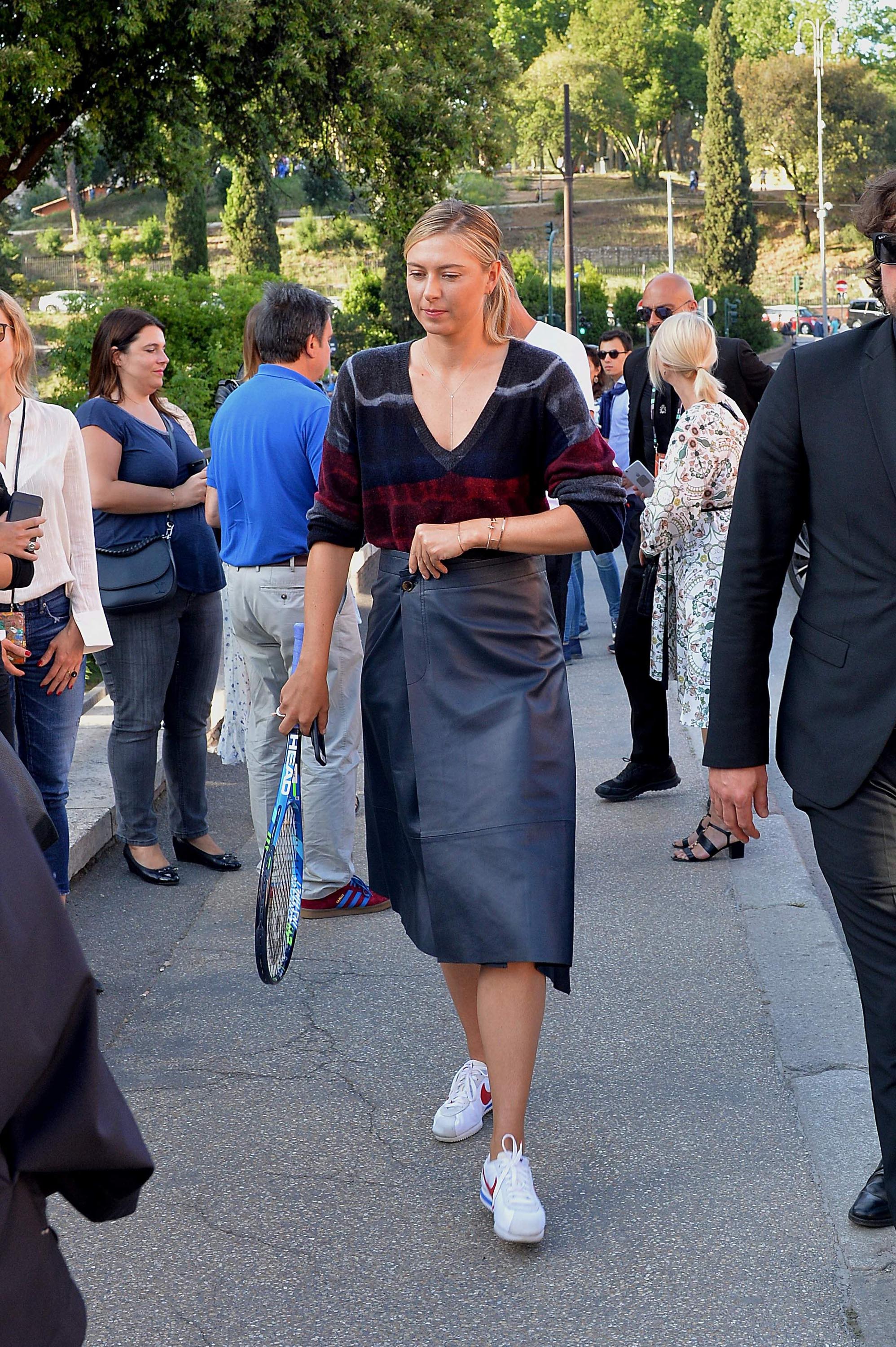 Maria Sharapova out and about in Rome