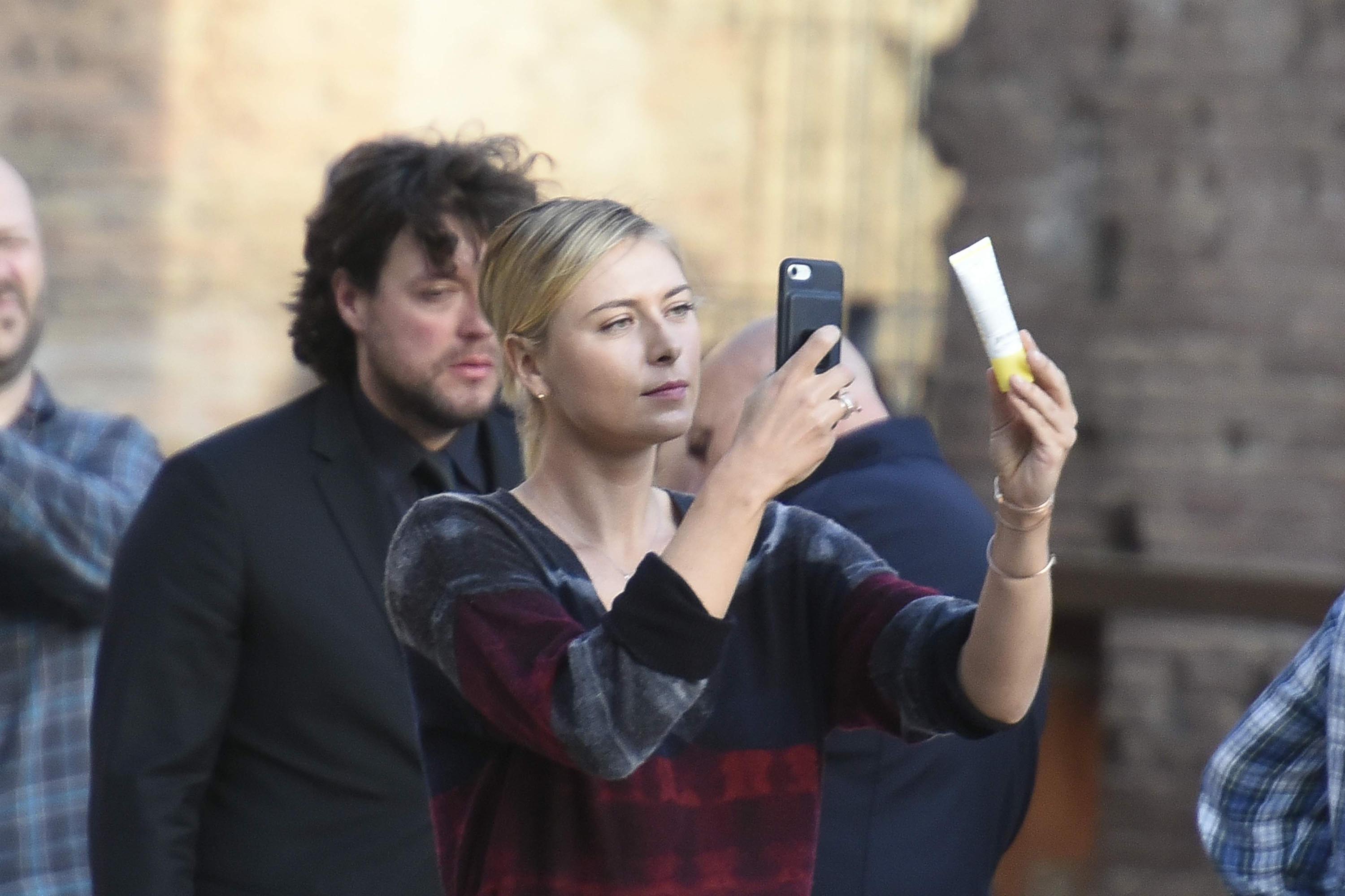 Maria Sharapova out and about in Rome