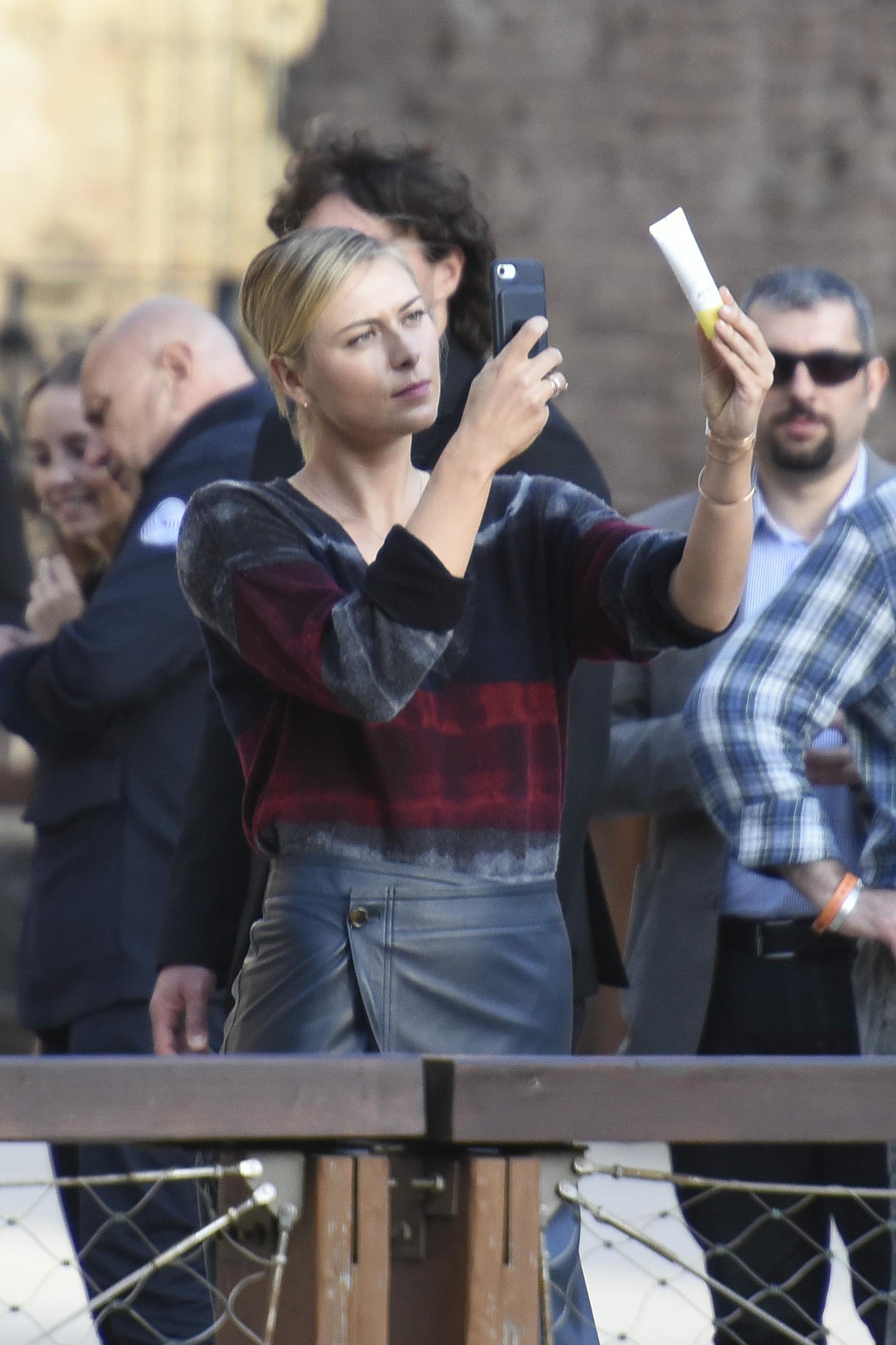 Maria Sharapova out and about in Rome