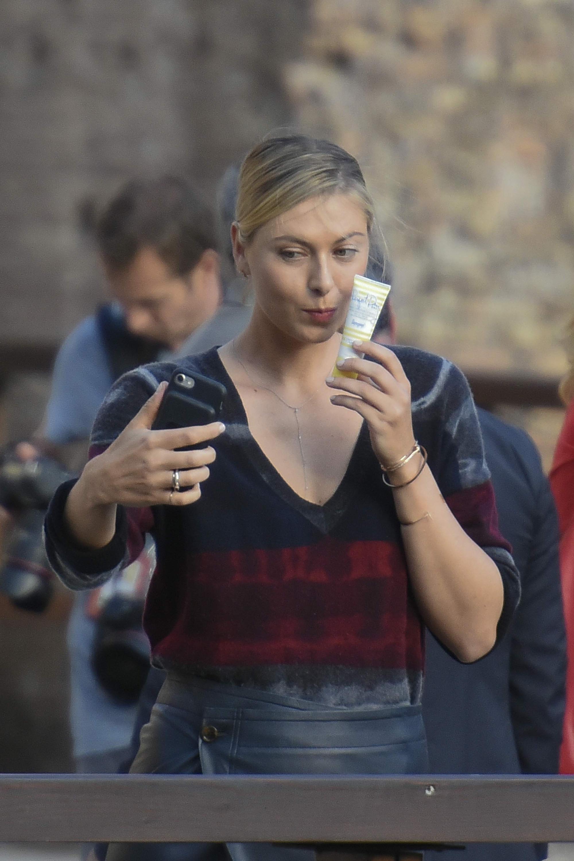 Maria Sharapova out and about in Rome