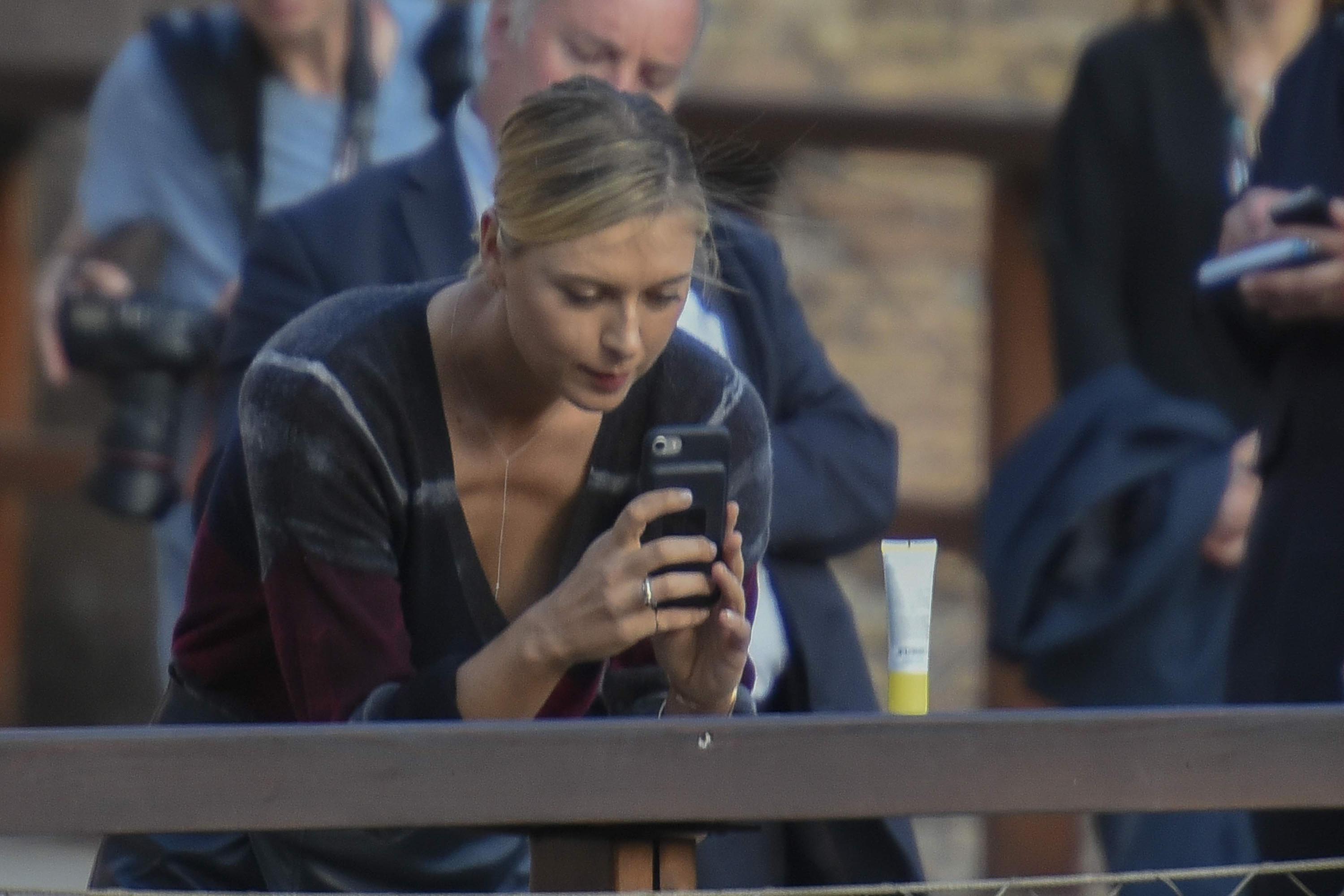 Maria Sharapova out and about in Rome