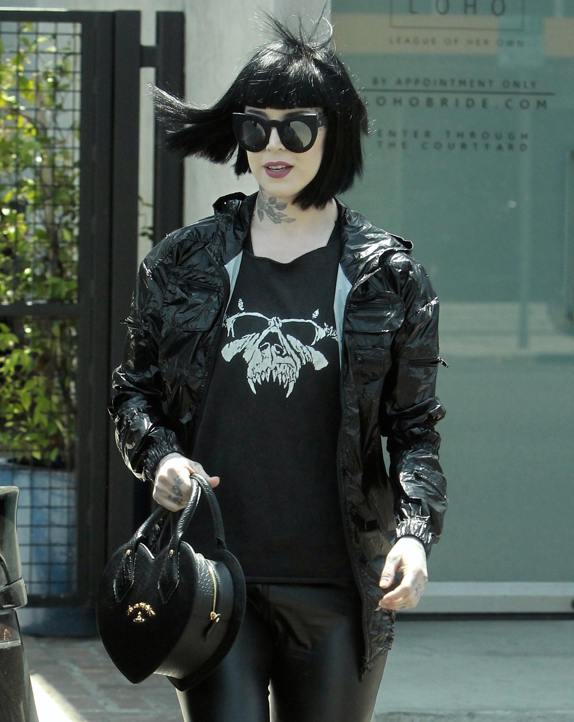 Kat Von D Out in Los Angeles