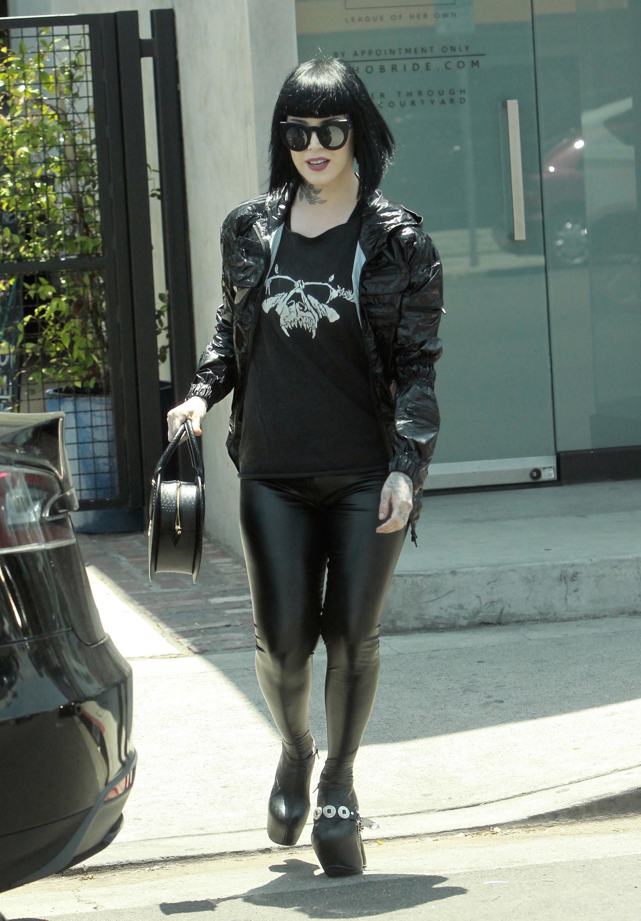 Kat Von D Out in Los Angeles