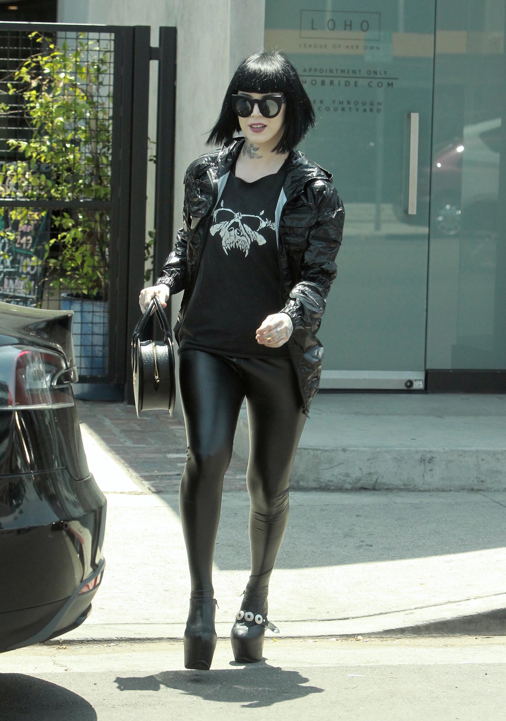 Kat Von D Out in Los Angeles