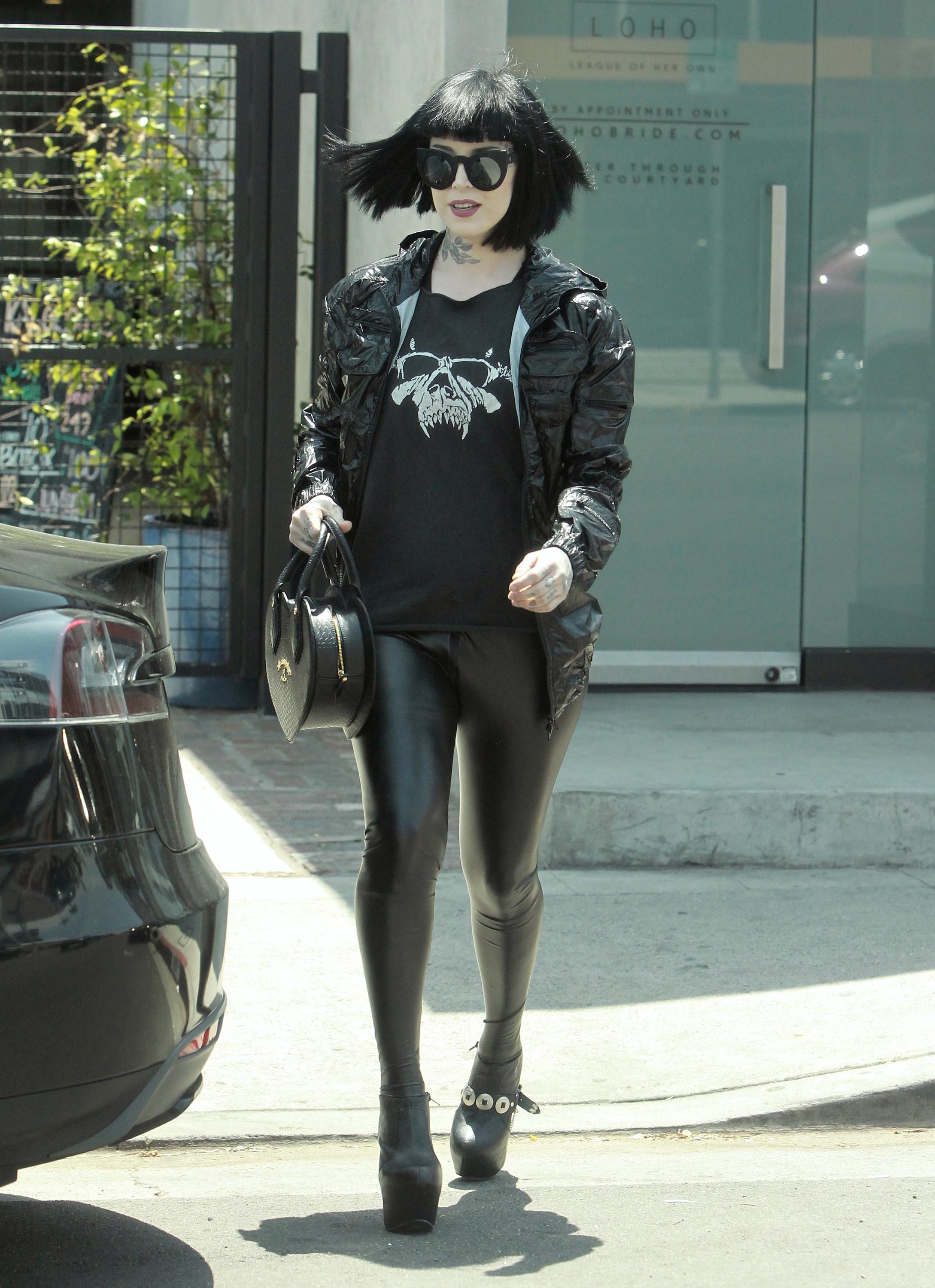 Kat Von D Out in Los Angeles