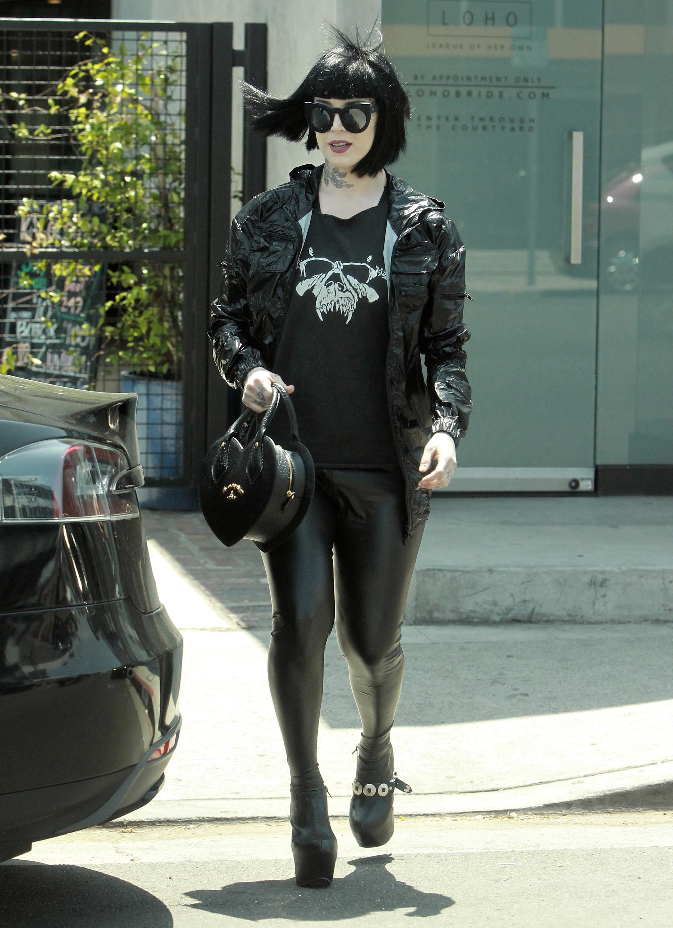 Kat Von D Out in Los Angeles