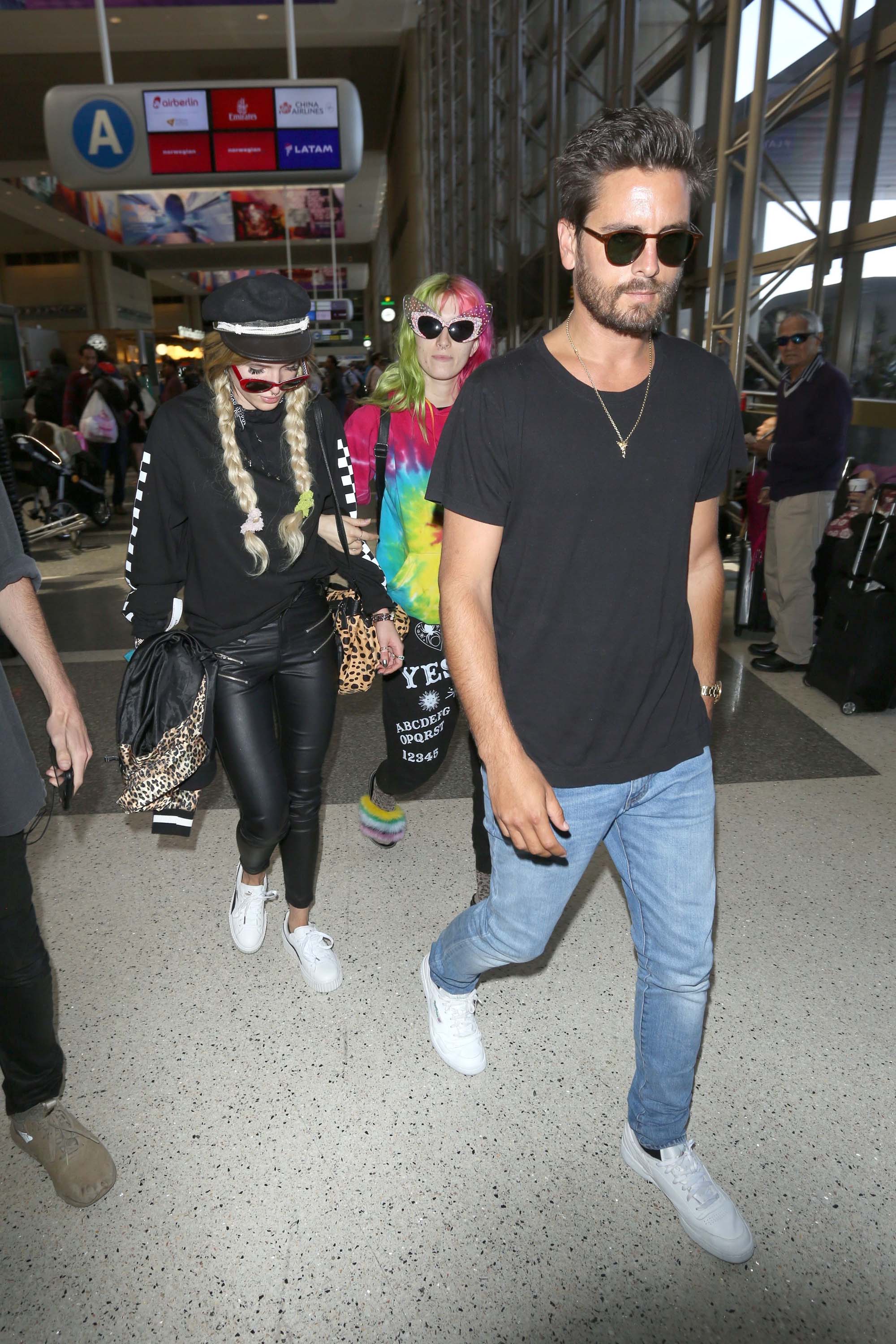 Bella Thorne seen at Nice Airport