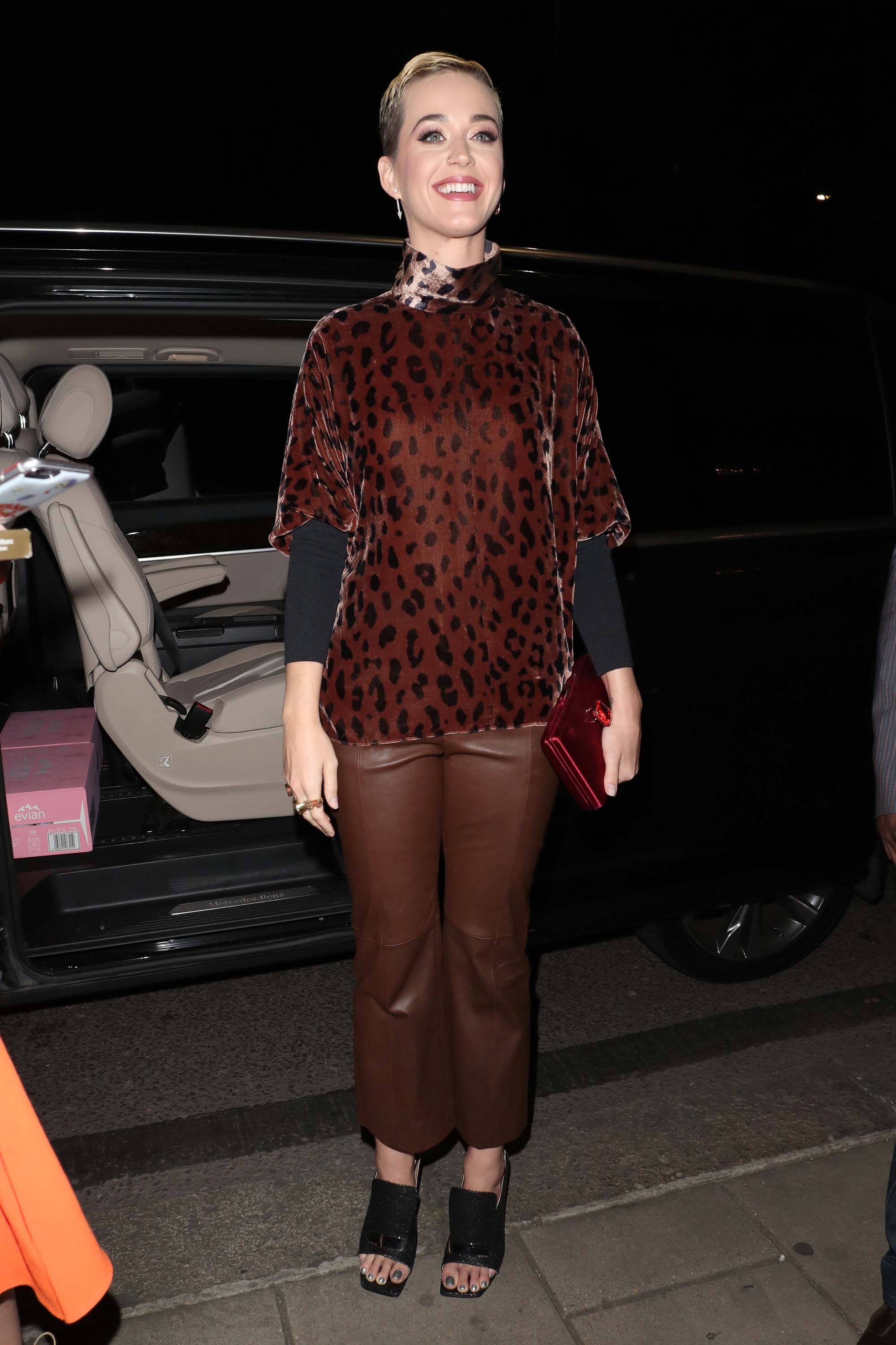 Katy Perry at China Tang restaurant