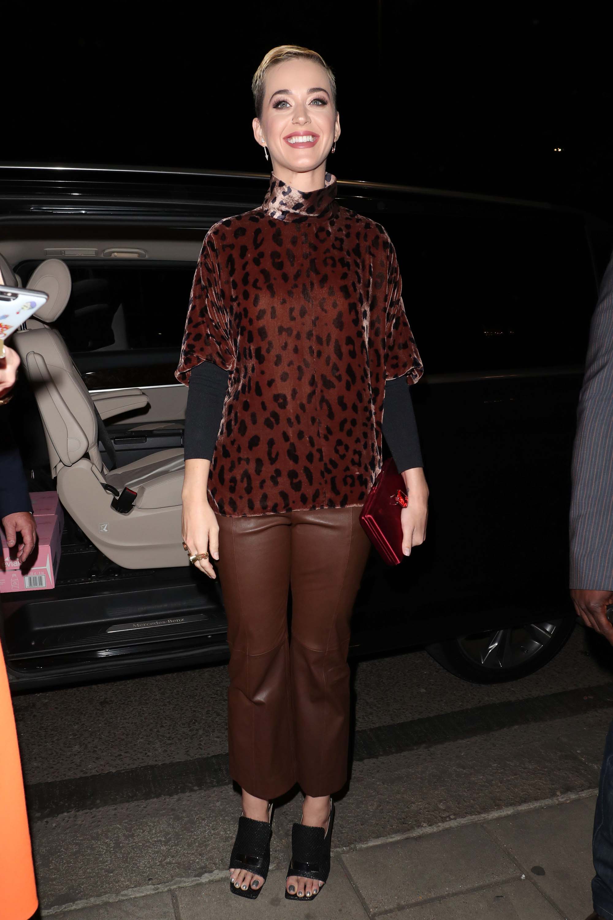 Katy Perry at China Tang restaurant