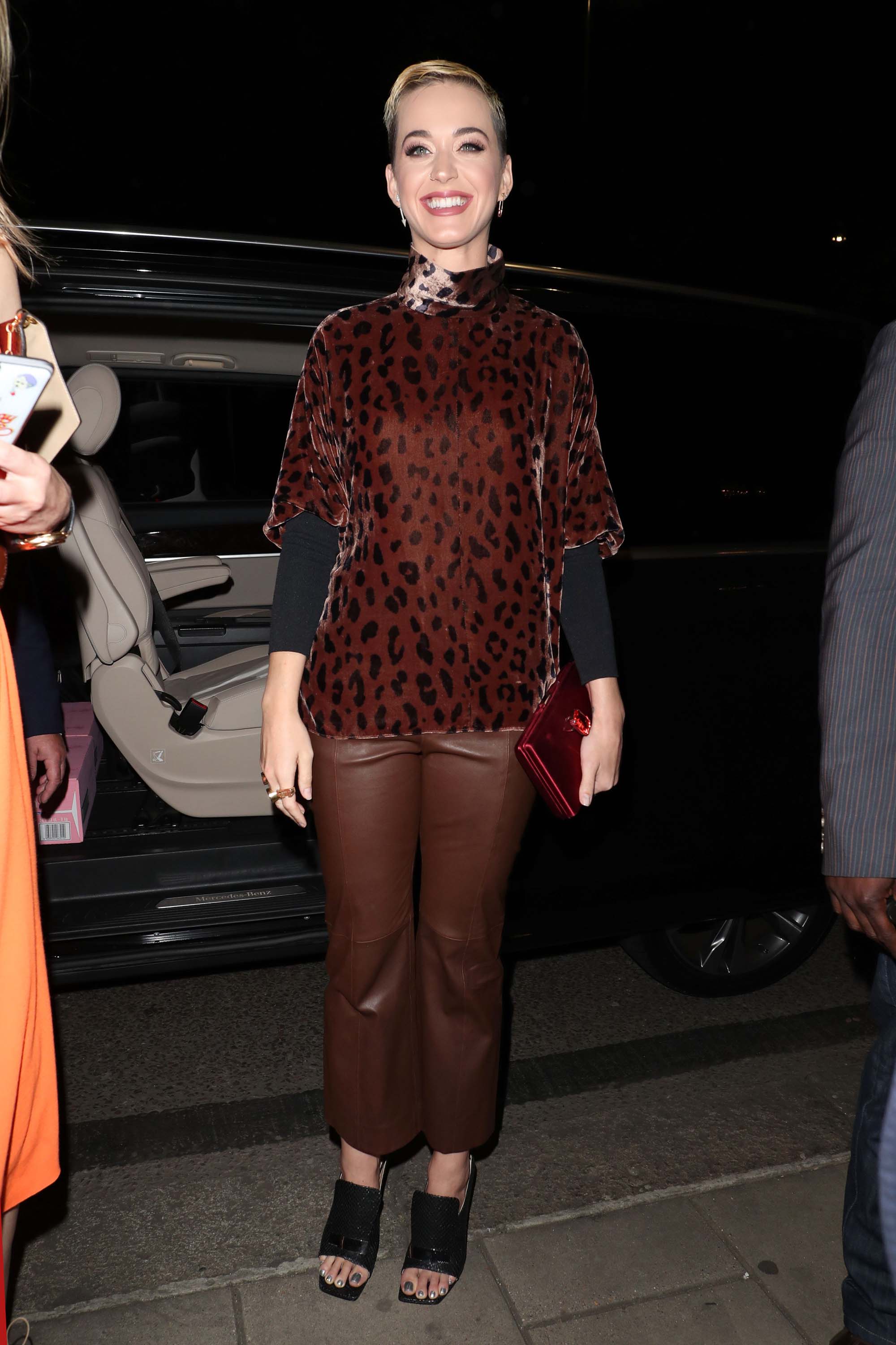 Katy Perry at China Tang restaurant