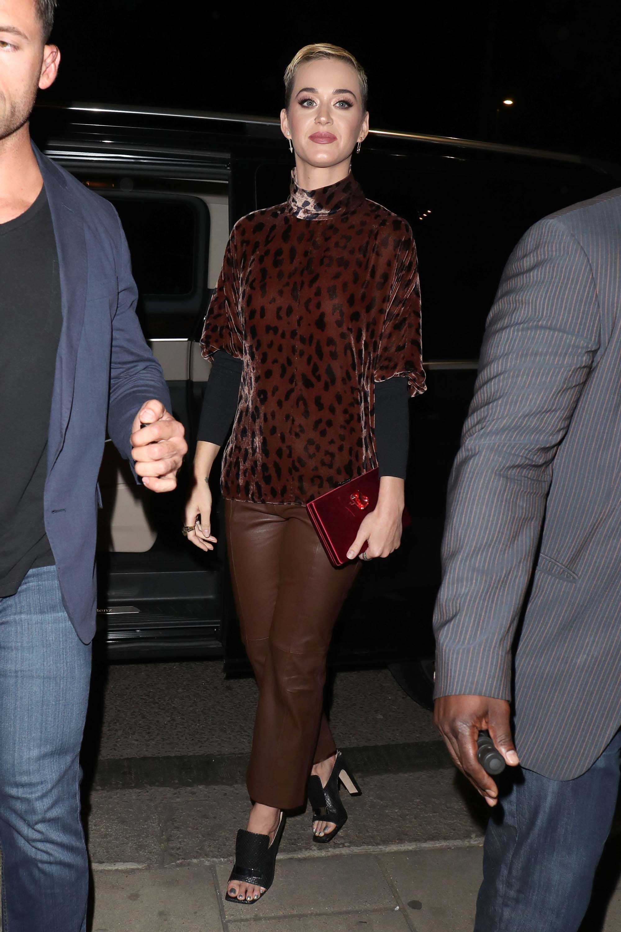 Katy Perry at China Tang restaurant