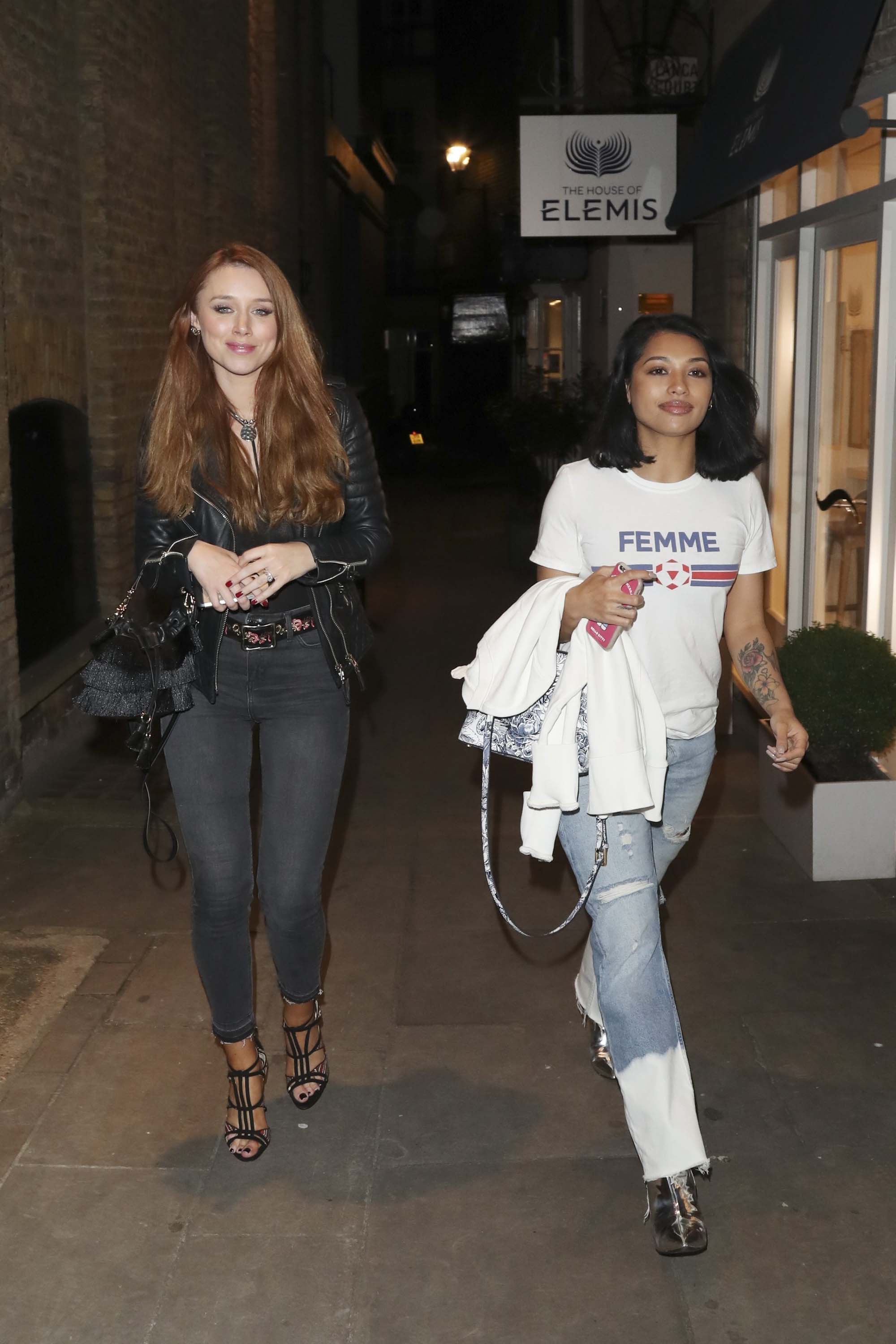 Una Healy seen at Mews of Mayfair