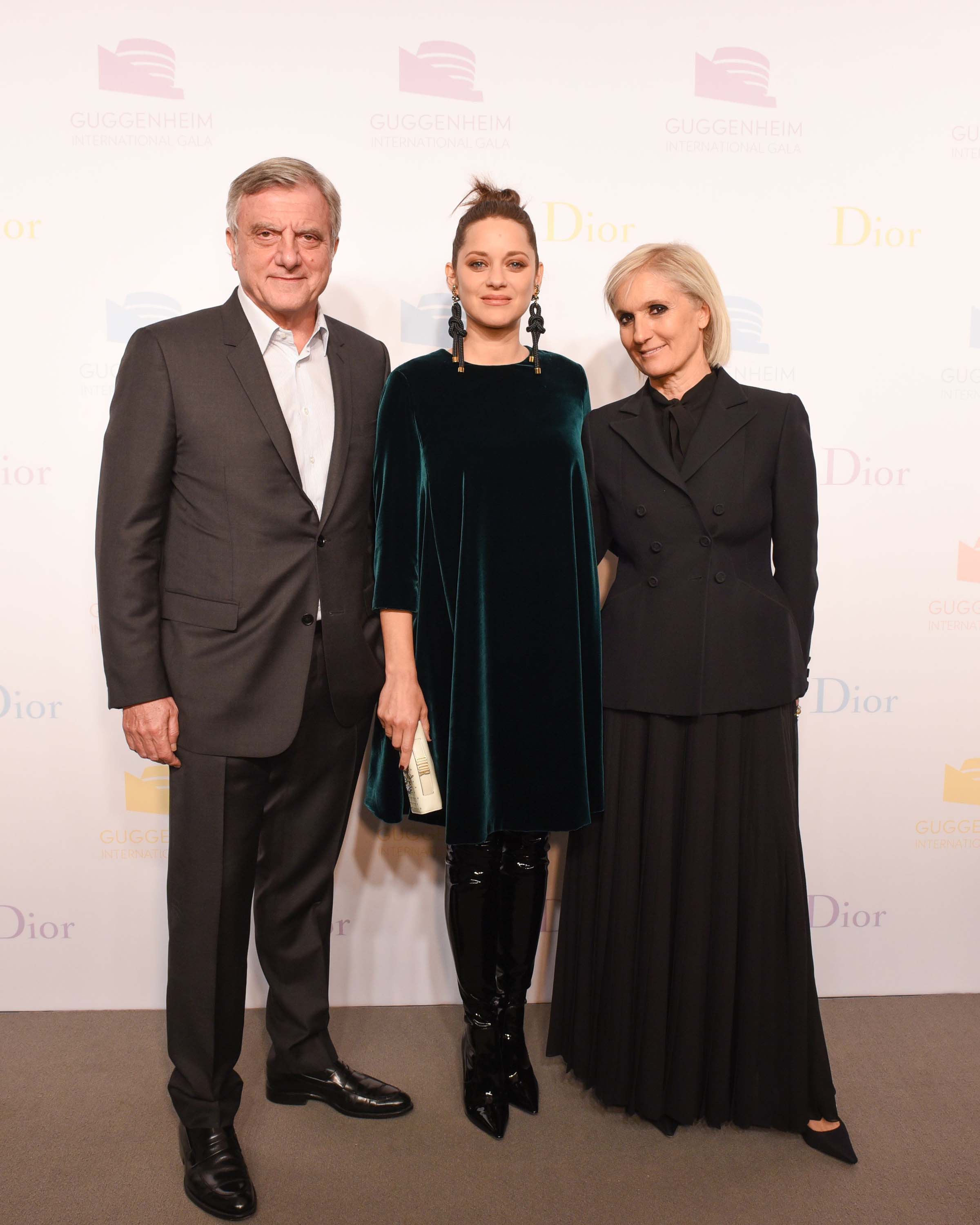 Marion Cotillard attends 2016 Guggenheim International Gala Dior Pre-Party