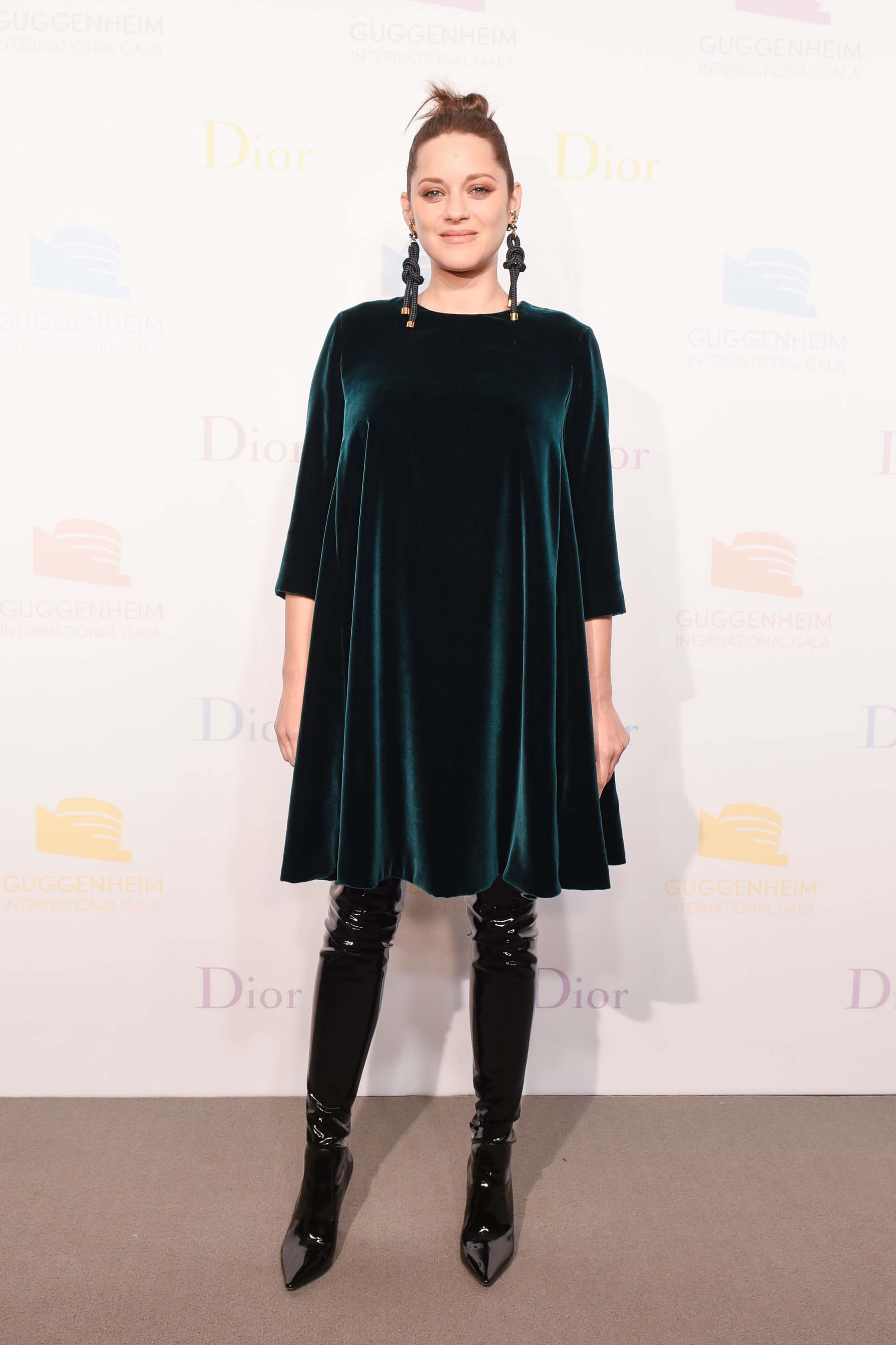 Marion Cotillard attends 2016 Guggenheim International Gala Dior Pre-Party