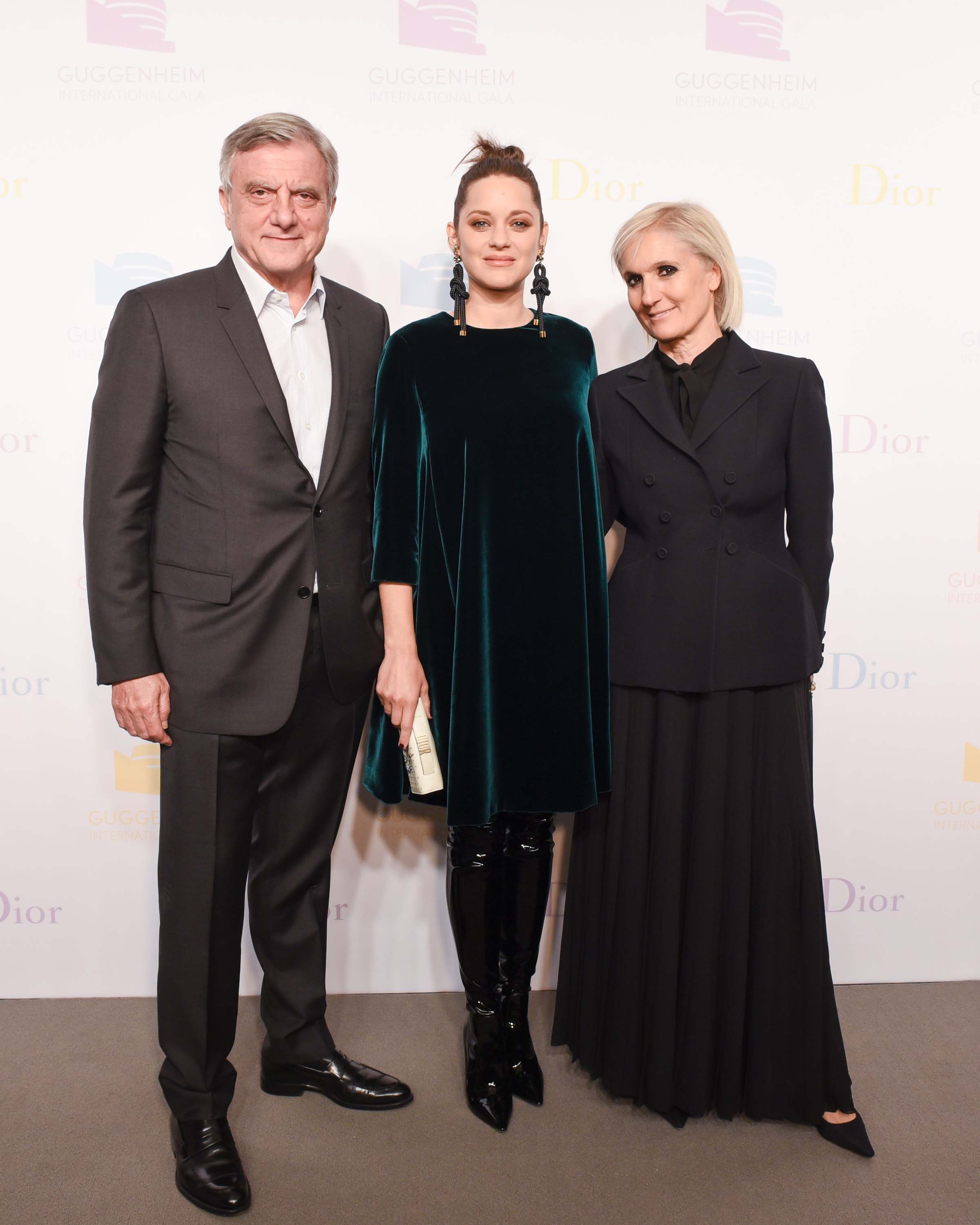 Marion Cotillard attends 2016 Guggenheim International Gala Dior Pre-Party