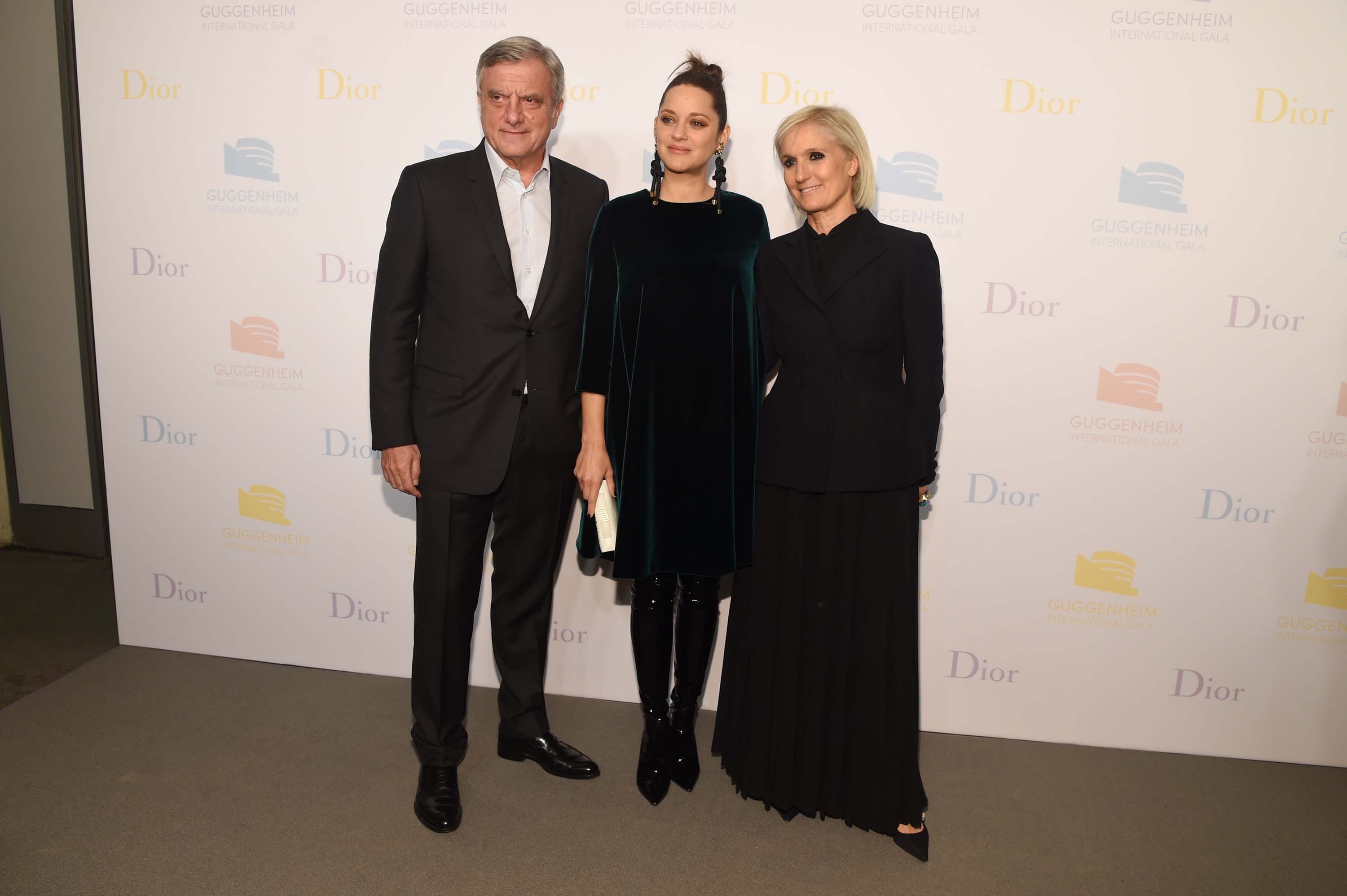 Marion Cotillard attends 2016 Guggenheim International Gala Dior Pre-Party