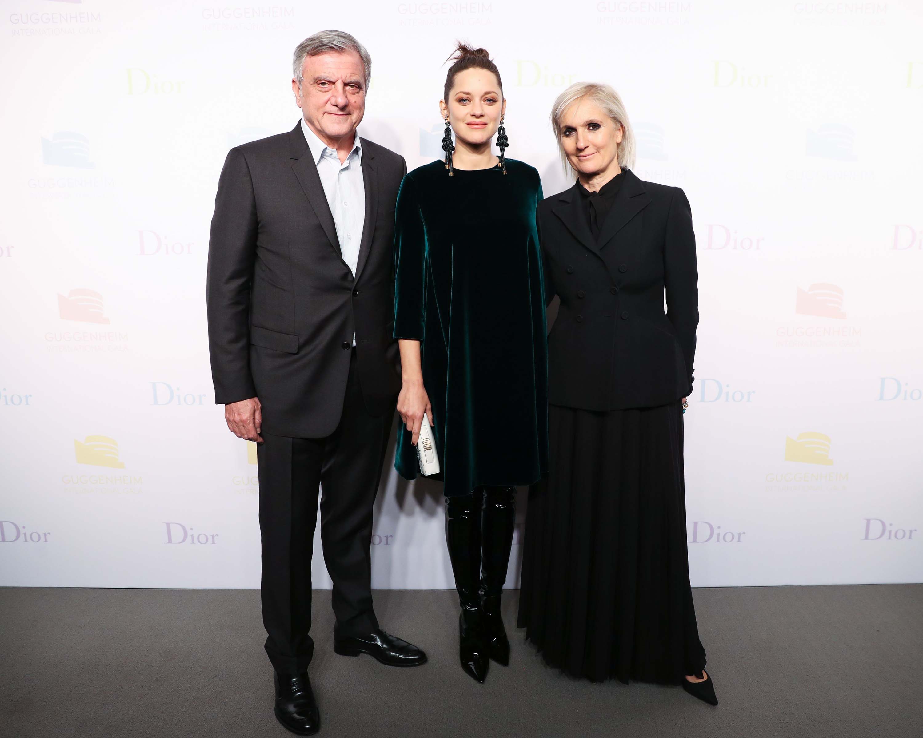 Marion Cotillard attends 2016 Guggenheim International Gala Dior Pre-Party