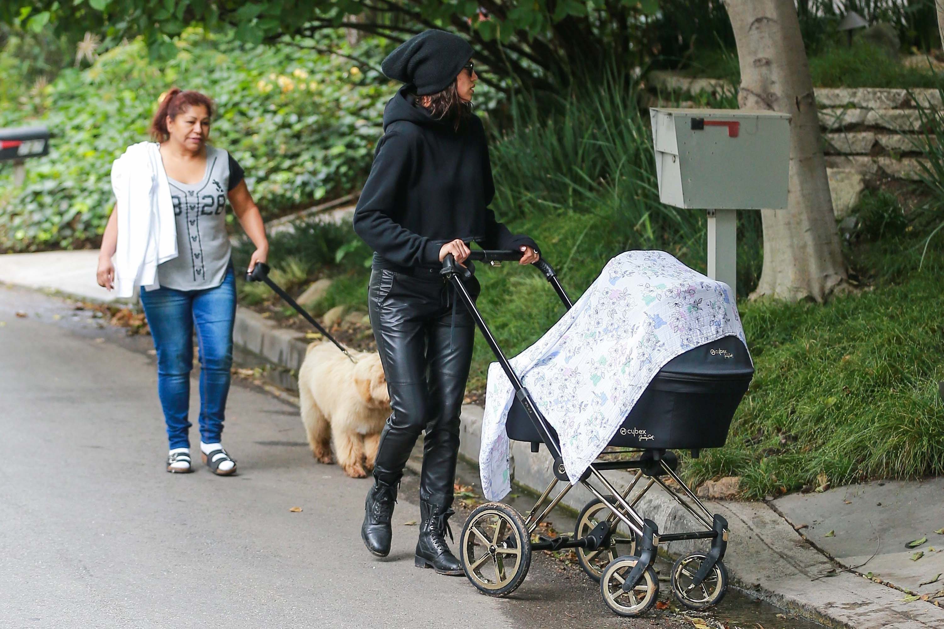 Irina Shayk out for a stroll in Santa Monica