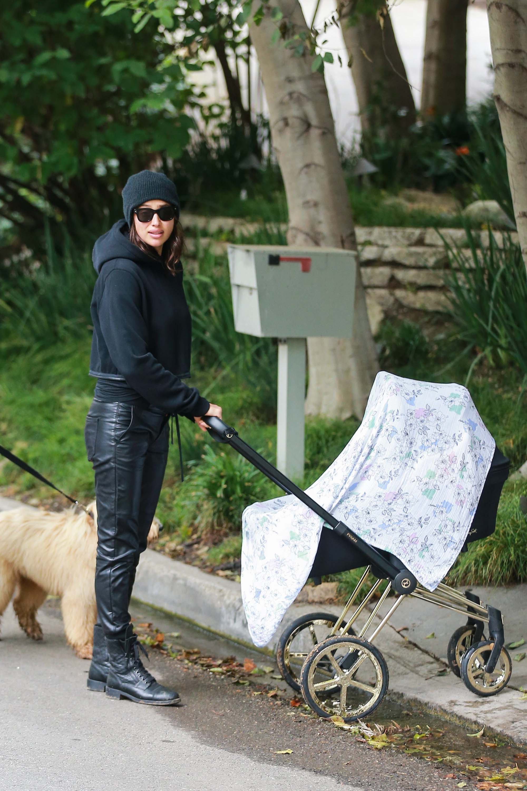 Irina Shayk out for a stroll in Santa Monica