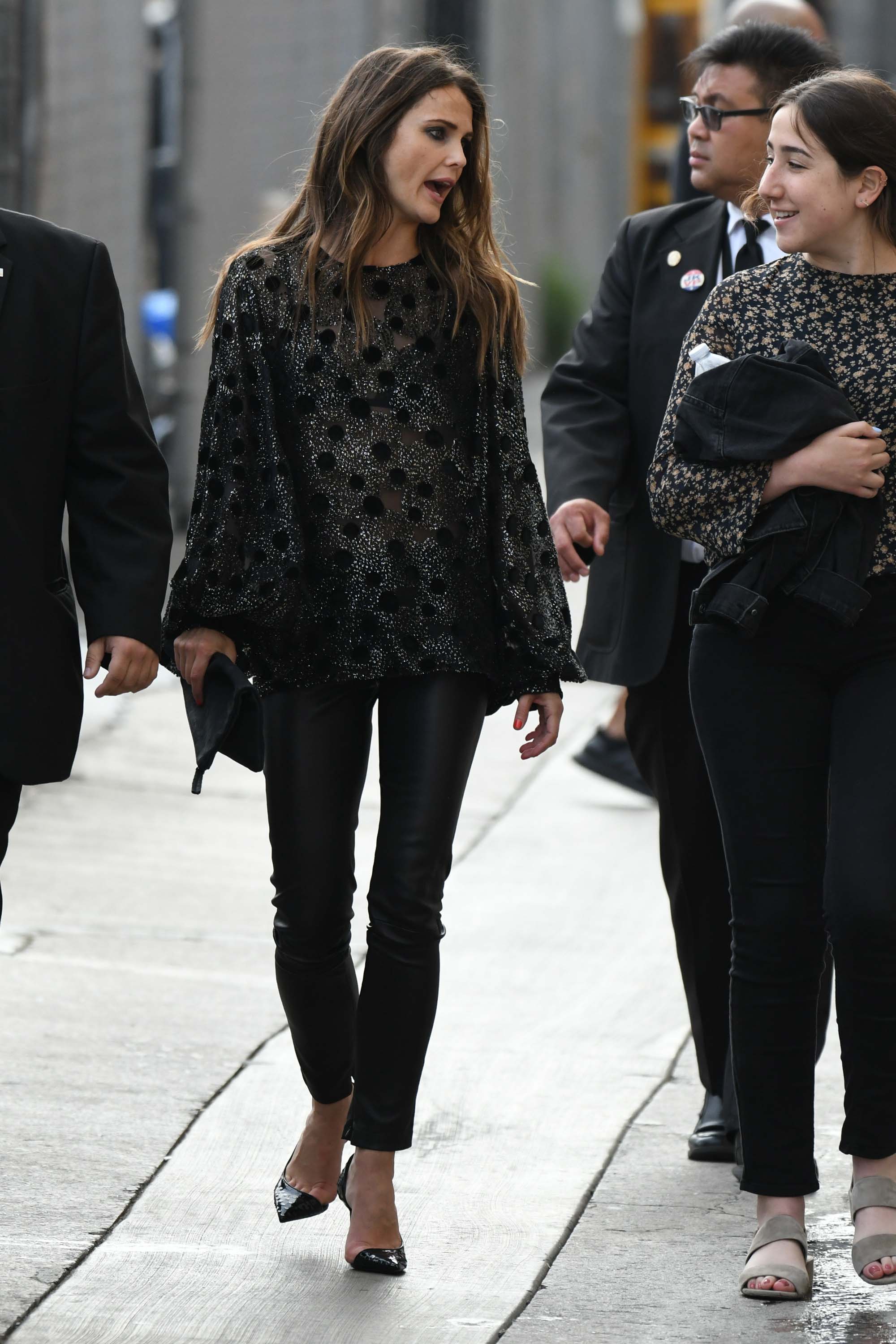 Keri Russell visits Jimmy Kimmel Live