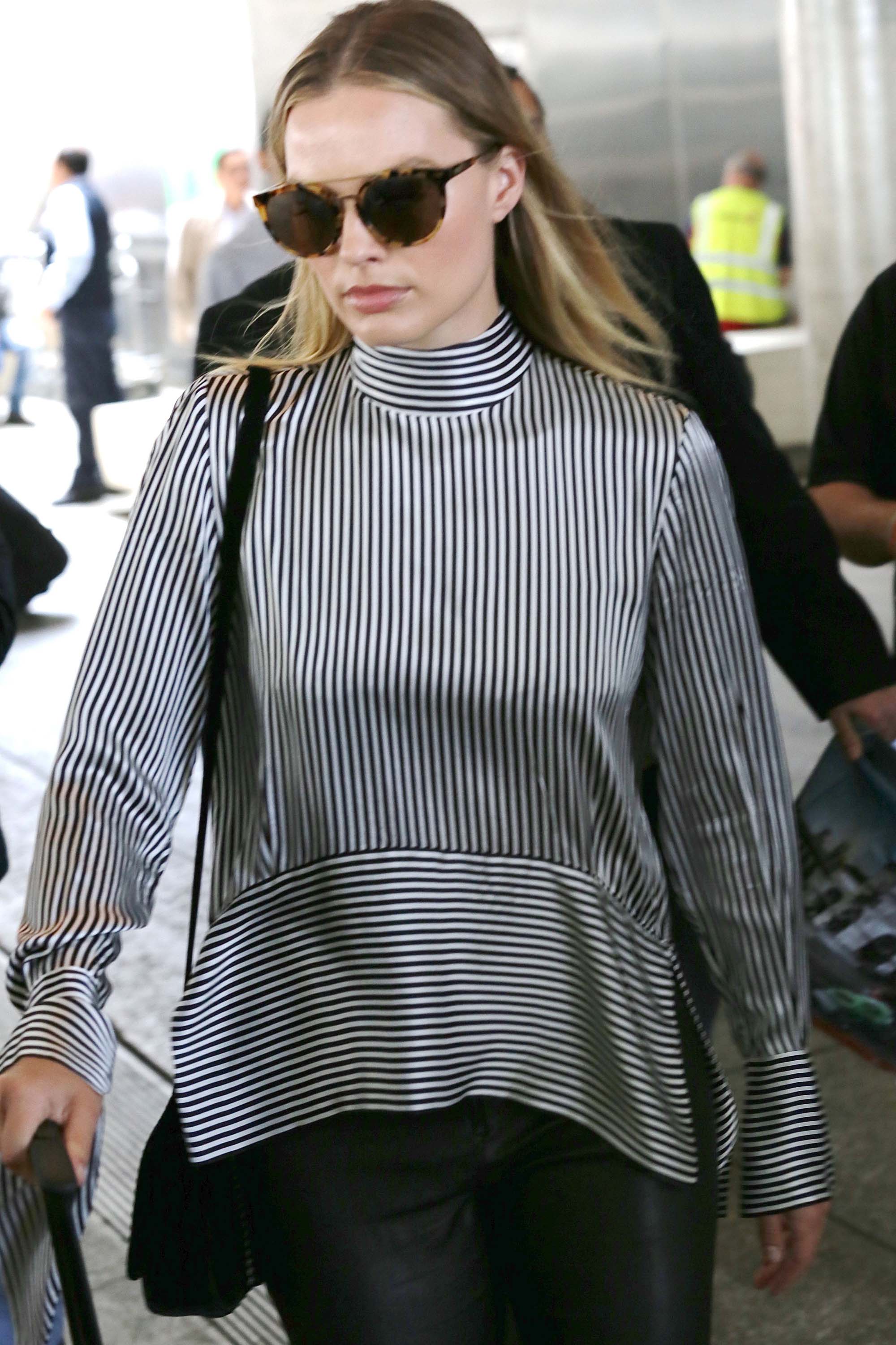 Margot Robbie seen at LAX airport