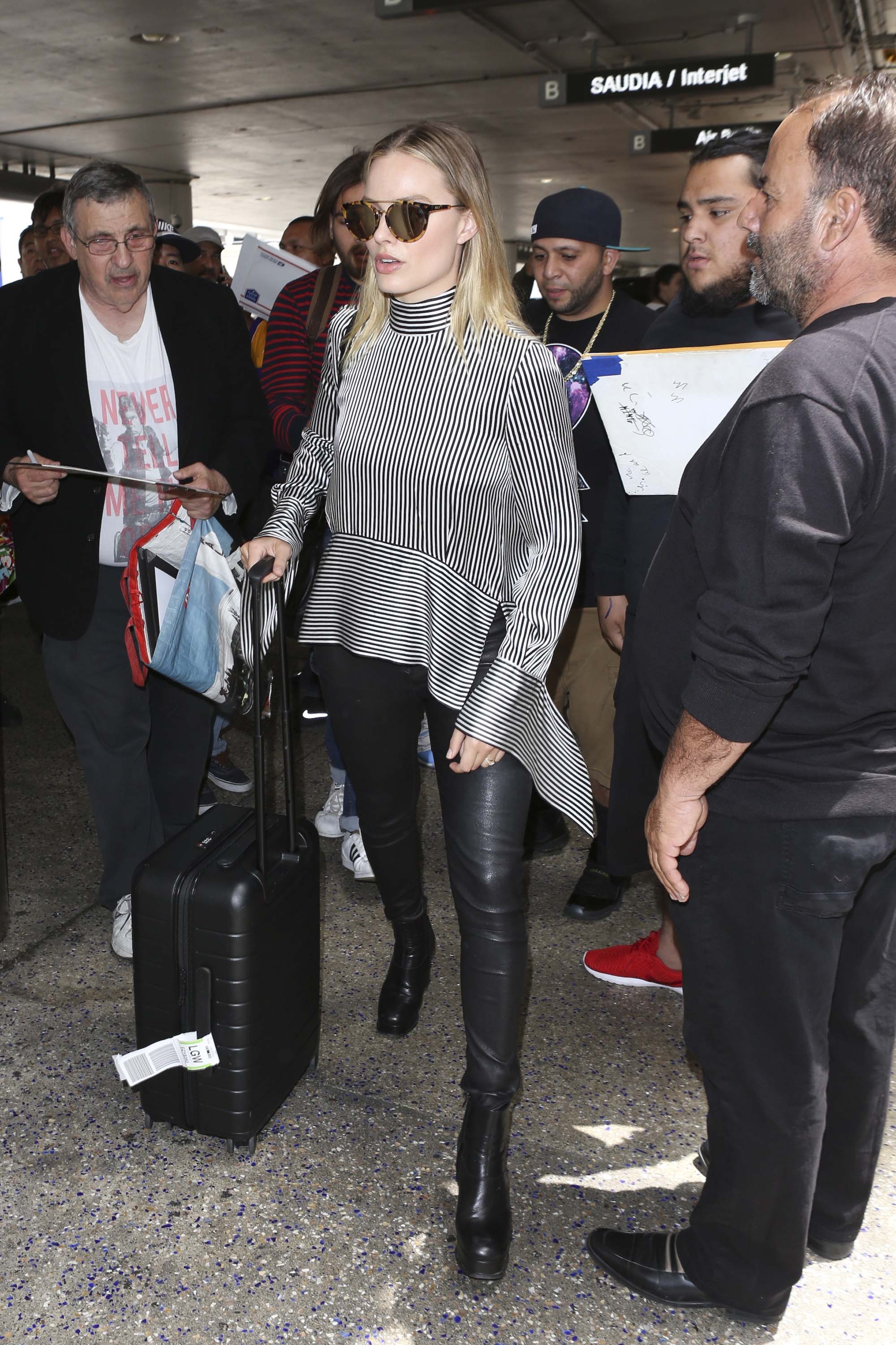 Margot Robbie seen at LAX airport